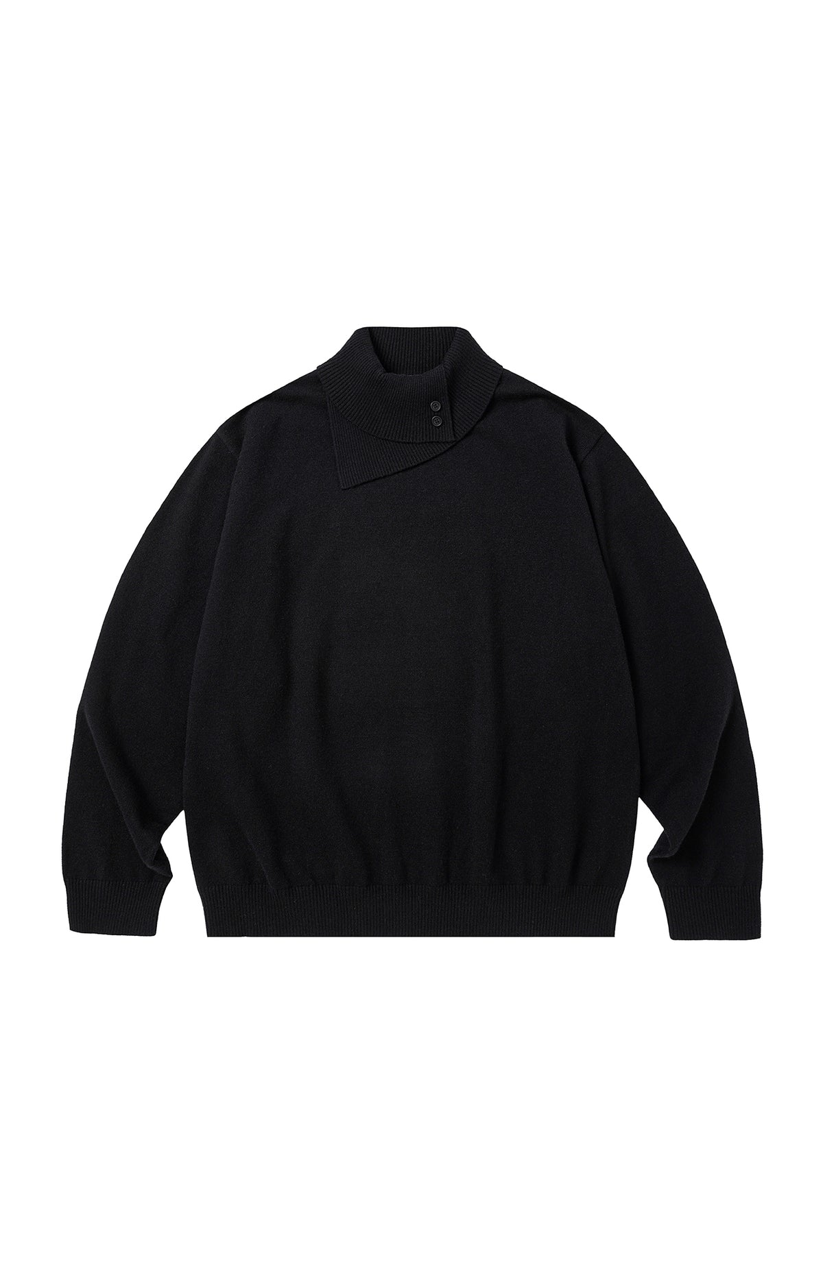 BOTANICA Wool-Blend Slim Turtleneck Sweater