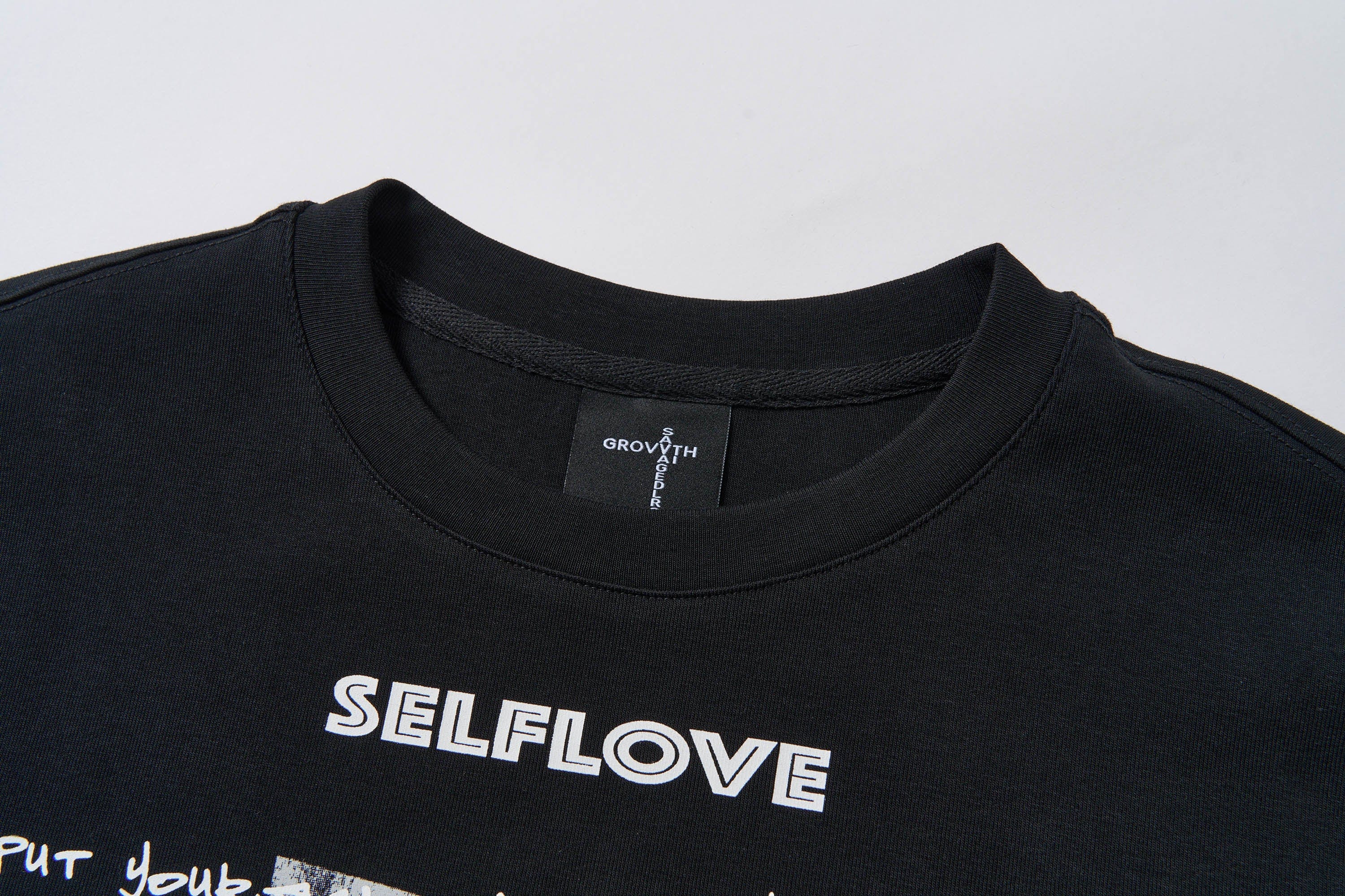 SAVAGEGROWTHWORLD Self-Love Statement Graphic T-Shirt, premium urban and streetwear designers apparel on PROJECTISR.com, SAVAGEGROWTHWORLD