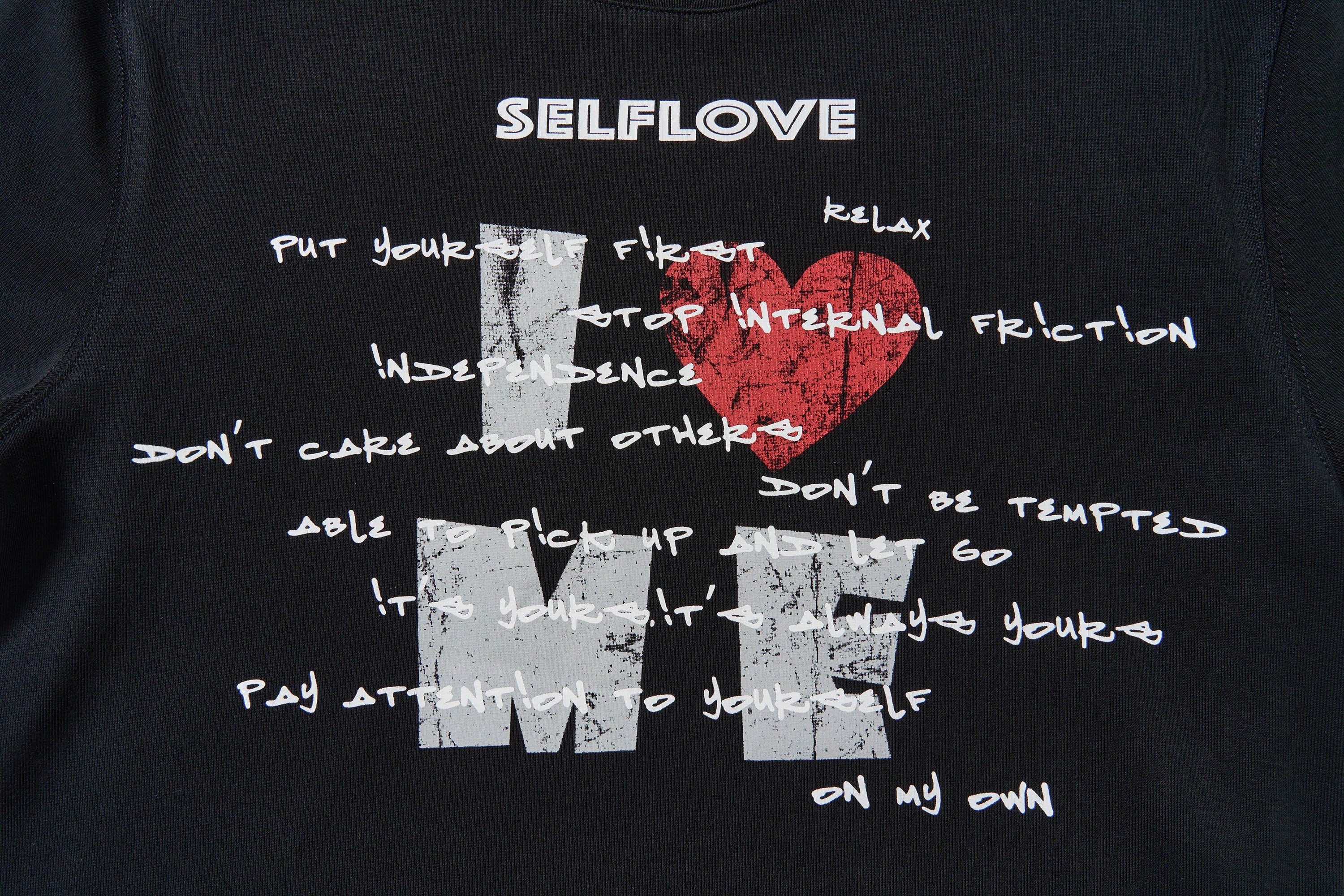 SAVAGEGROWTHWORLD Self-Love Statement Graphic T-Shirt, premium urban and streetwear designers apparel on PROJECTISR.com, SAVAGEGROWTHWORLD