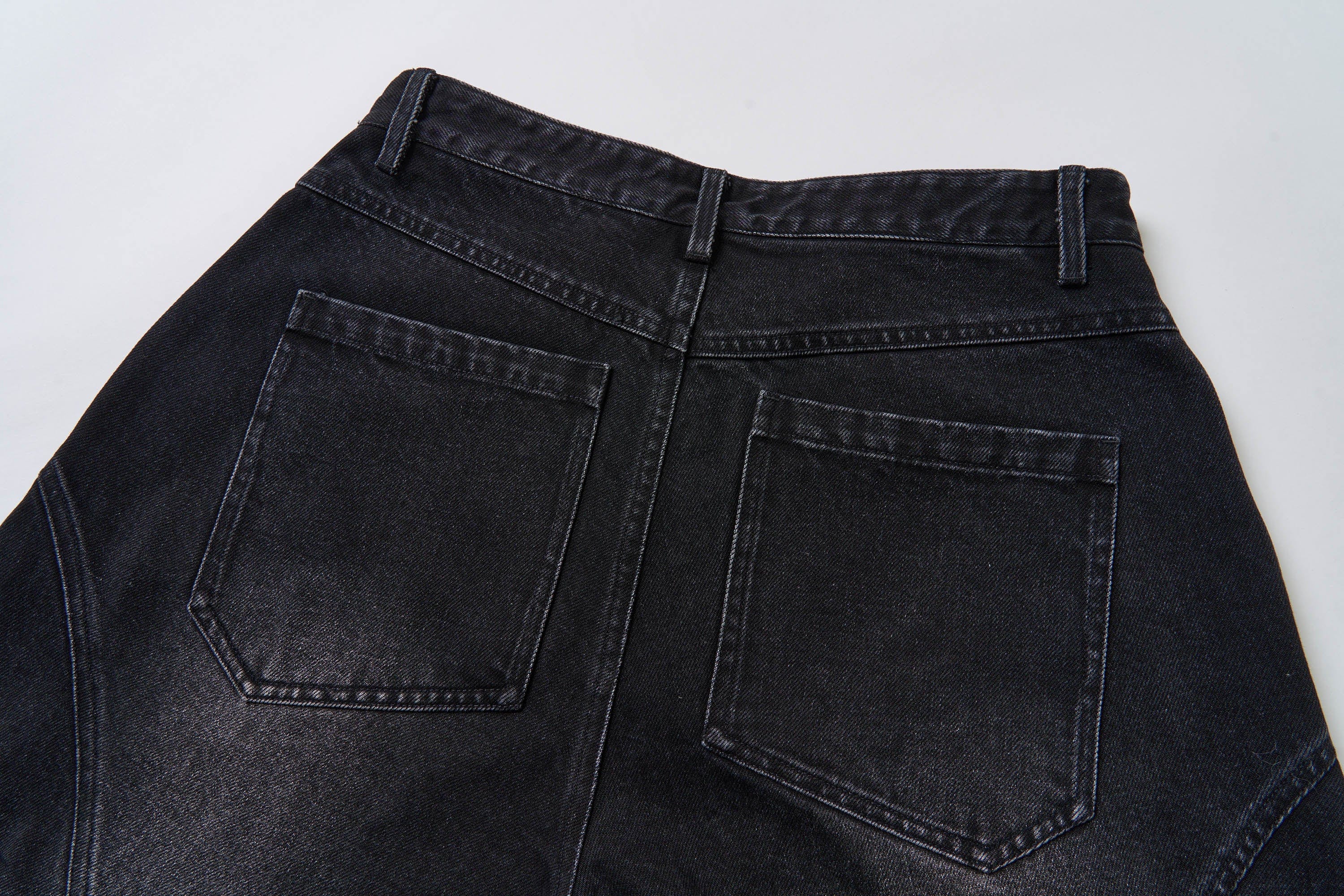 SAVAGEGROWTHWORLD Arc-Paneled Washed Oversized Balloon Jeans, premium urban and streetwear designers apparel on PROJECTISR.com, SAVAGEGROWTHWORLD