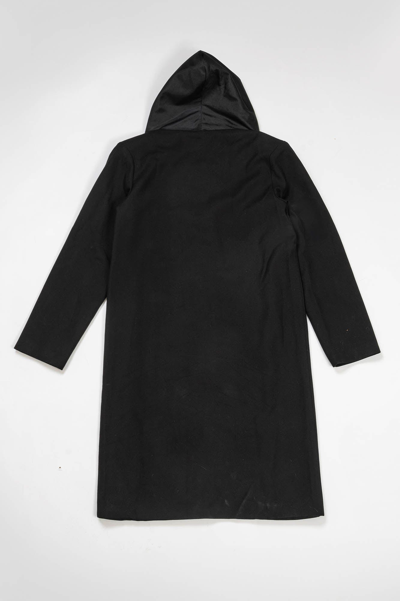 KADAKADA Crinkled Hooded Longline Trench Coat, premium urban and streetwear designers apparel on PROJECTISR.com, KADAKADA