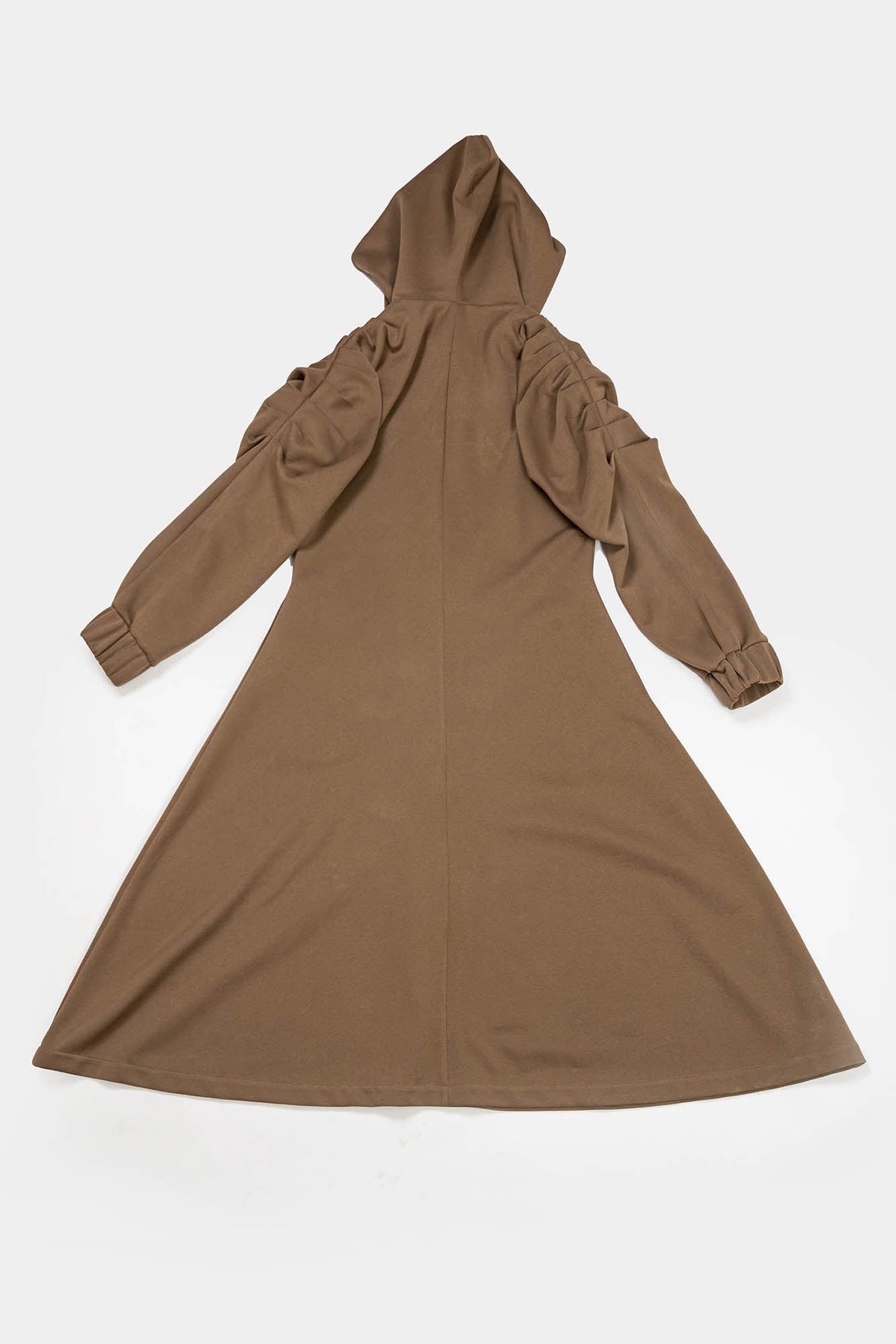KADAKADA Hooded Pleated Shoulder Cloak, premium urban and streetwear designers apparel on PROJECTISR.com, KADAKADA