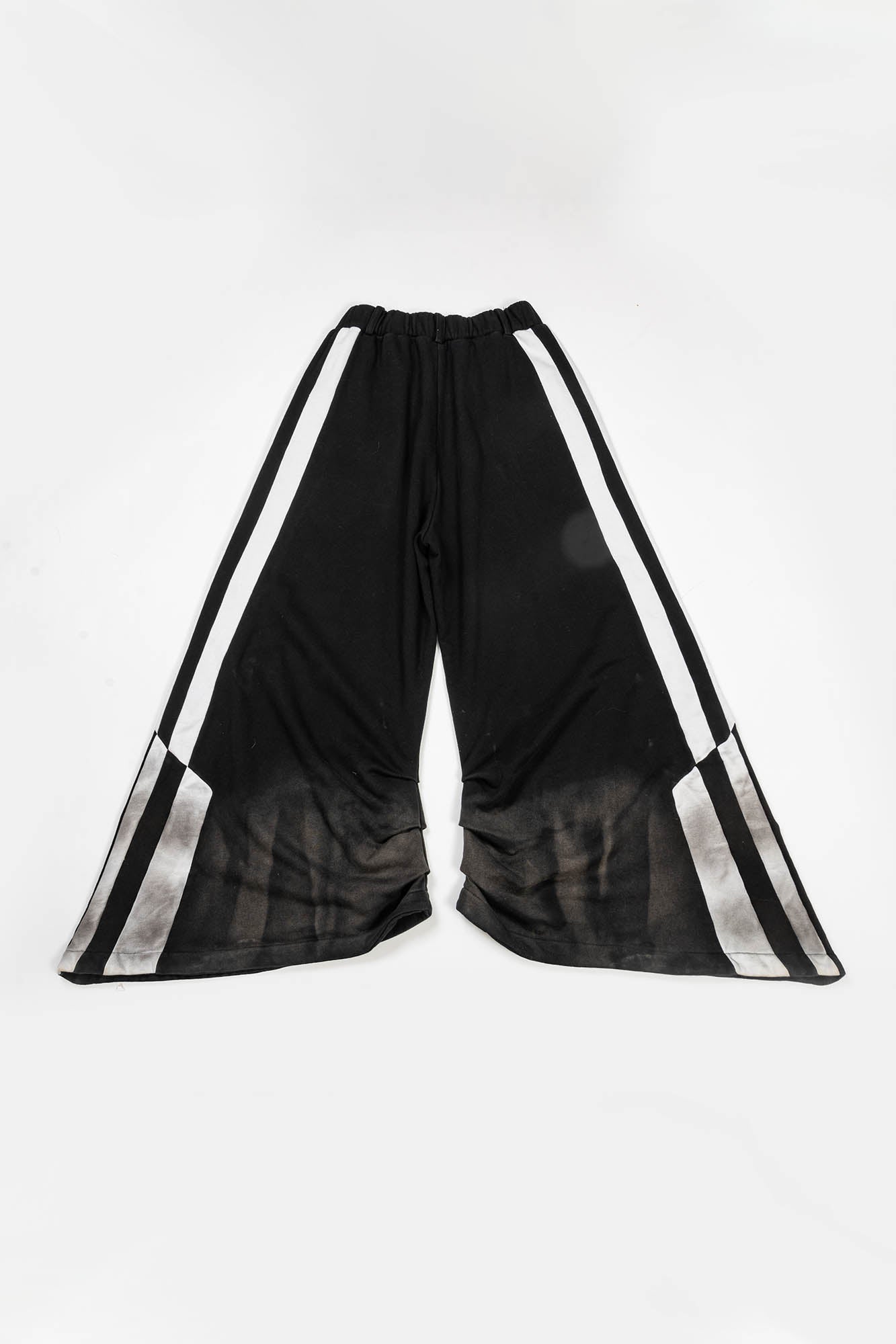 KADAKADA Distressed Three-Stripe Wide-Leg Track Pants, premium urban and streetwear designers apparel on PROJECTISR.com, KADAKADA