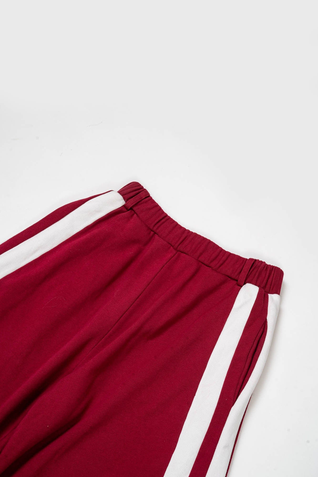 KADAKADA Distressed Three-Stripe Wide-Leg Track Pants, premium urban and streetwear designers apparel on PROJECTISR.com, KADAKADA