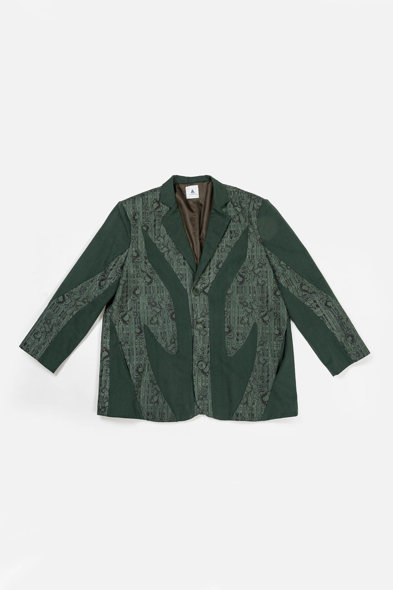 KADAKADA Floral Lace Patchwork Blazer, premium urban and streetwear designers apparel on PROJECTISR.com, KADAKADA