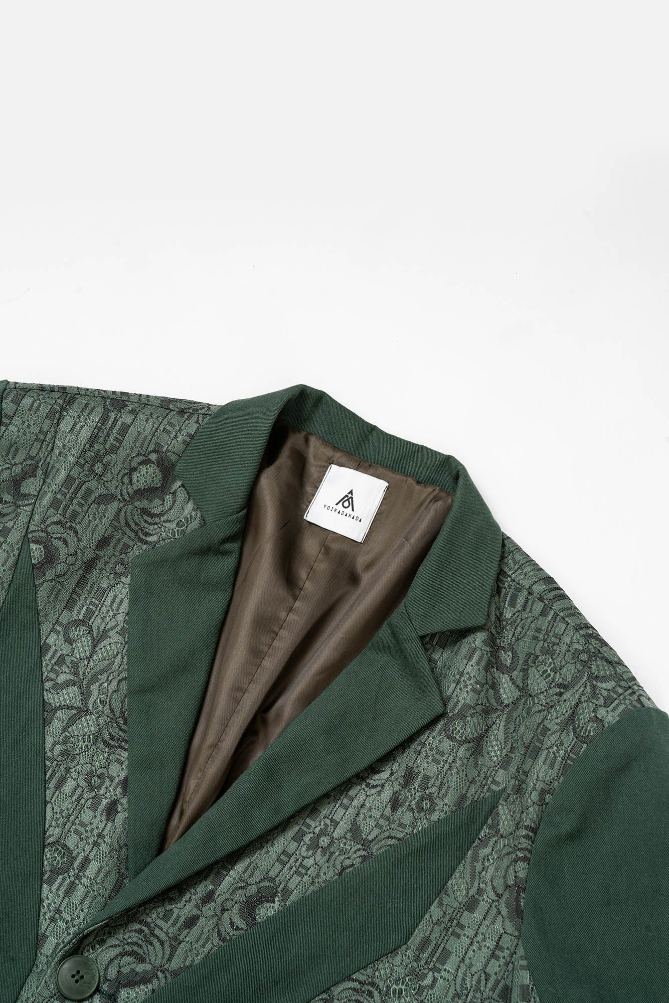 KADAKADA Floral Lace Patchwork Blazer, premium urban and streetwear designers apparel on PROJECTISR.com, KADAKADA