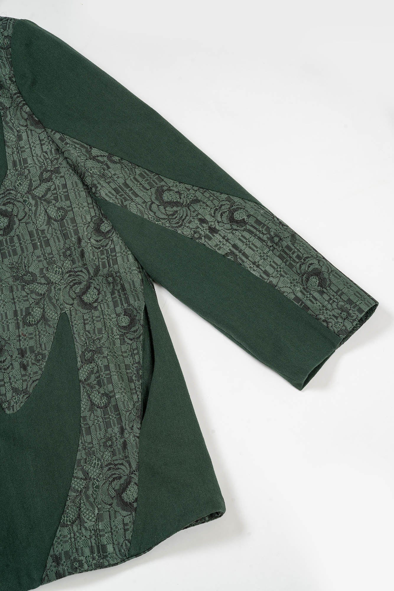 KADAKADA Floral Lace Patchwork Blazer, premium urban and streetwear designers apparel on PROJECTISR.com, KADAKADA