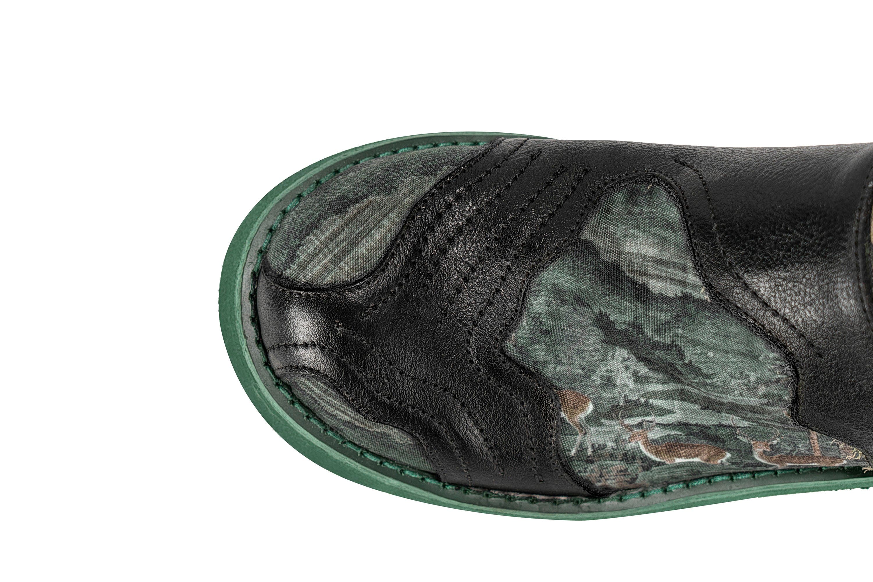 REWRITE Mural Graphics Leather Paneled Trail Loafers, premium urban and streetwear designers apparel on PROJECTISR.com, REWRITE