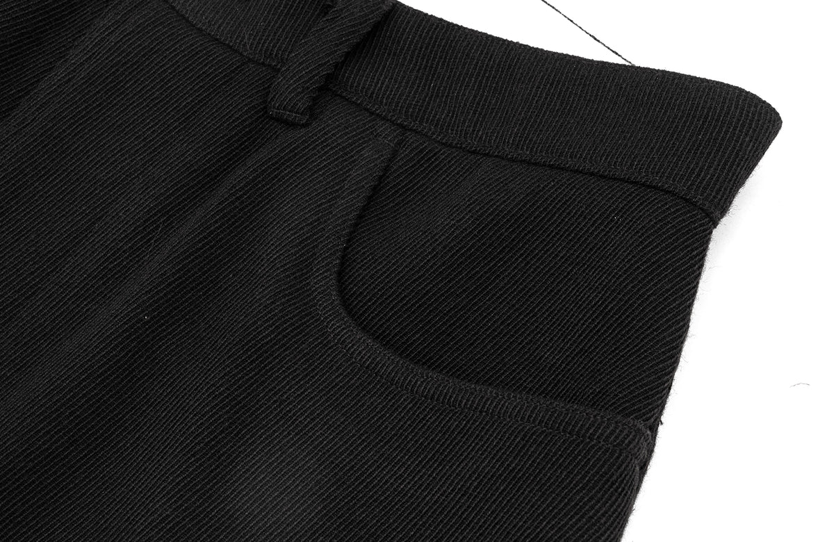 IN EXISTENCE Retro Slim Flared Trousers