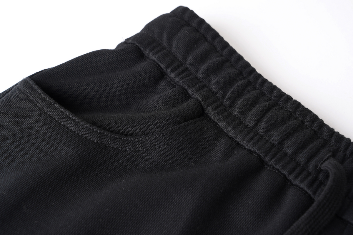 ORGANIC EMOTION Asymmetrical Spliced Drawstring Wide-Leg Pants