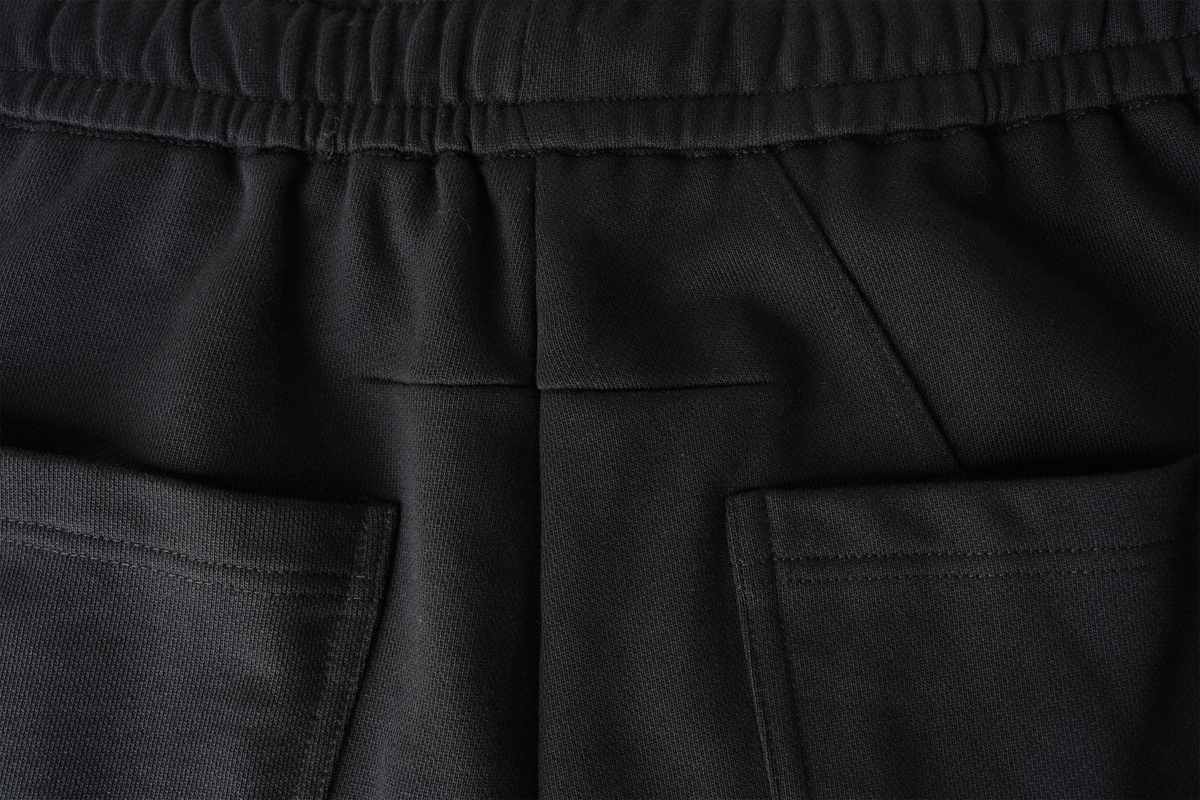 ORGANIC EMOTION Asymmetrical Spliced Drawstring Wide-Leg Pants