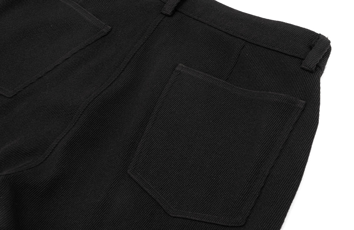 IN EXISTENCE Retro Slim Flared Trousers