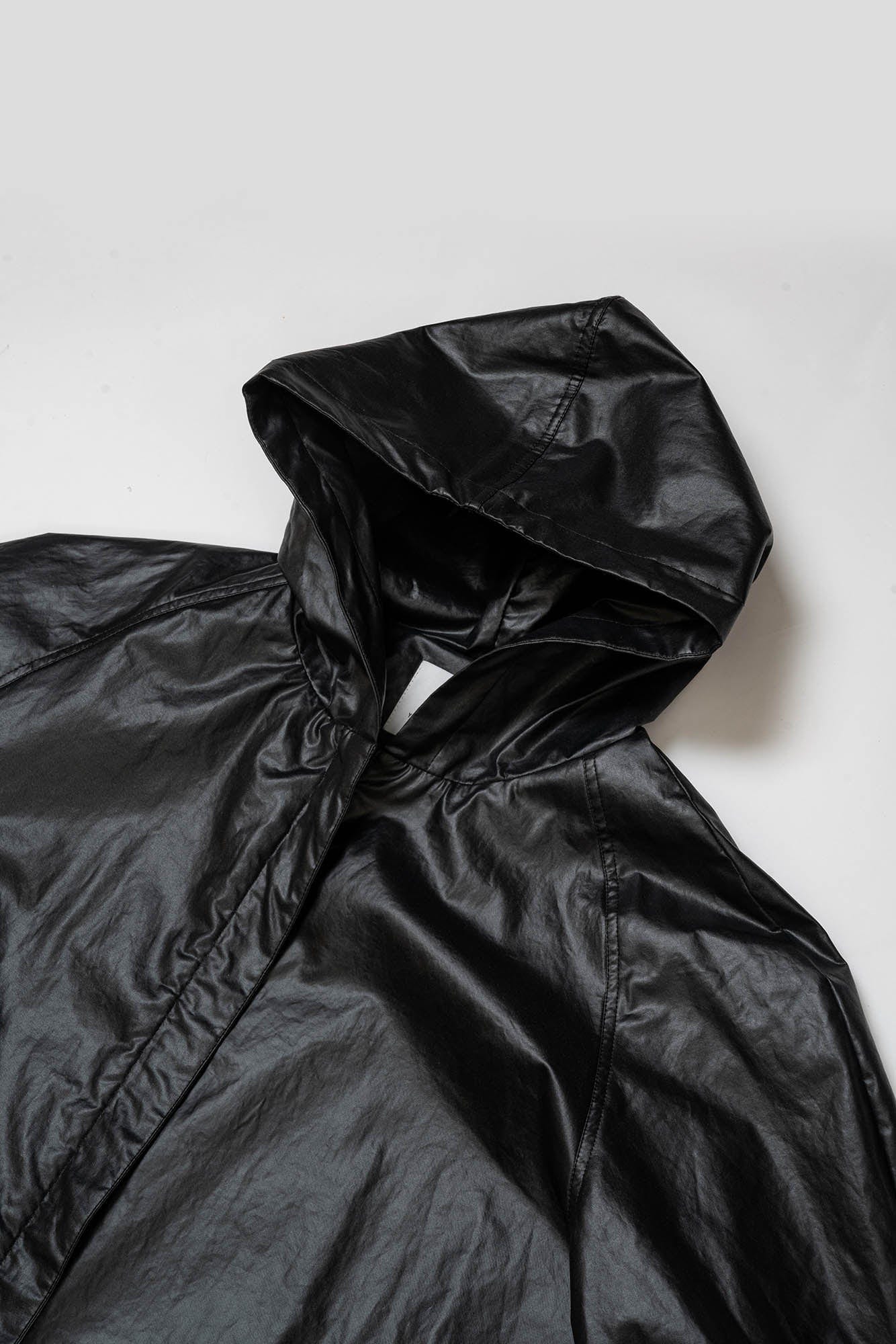 KADAKADA Side-Zipper Rivet Wrinkled Trench Coat, premium urban and streetwear designers apparel on PROJECTISR.com, KADAKADA