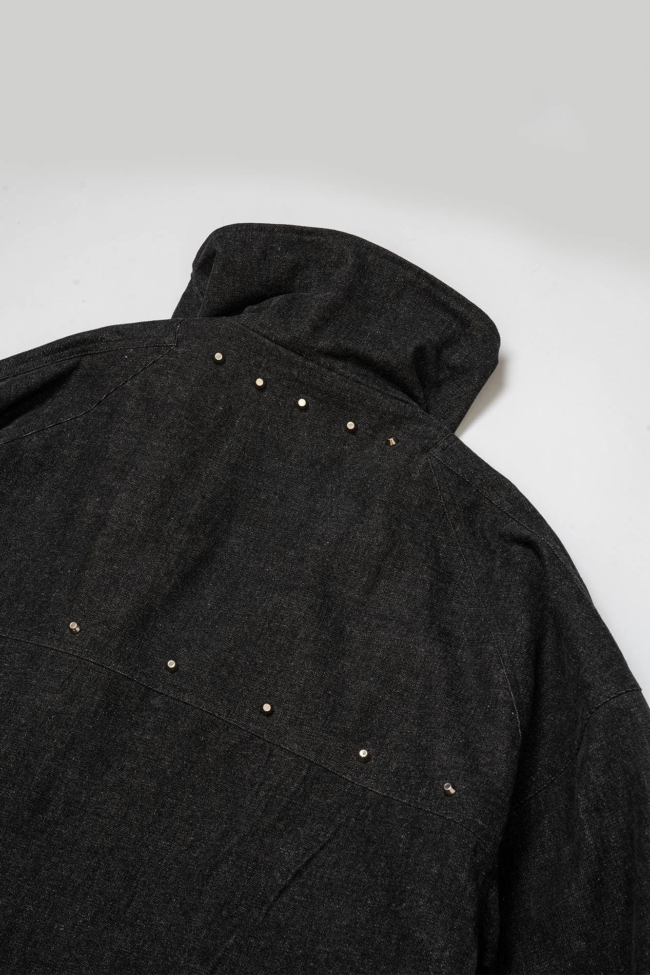 KADAKADA Spiked Multi-Pocket Denim Jacket, premium urban and streetwear designers apparel on PROJECTISR.com, KADAKADA