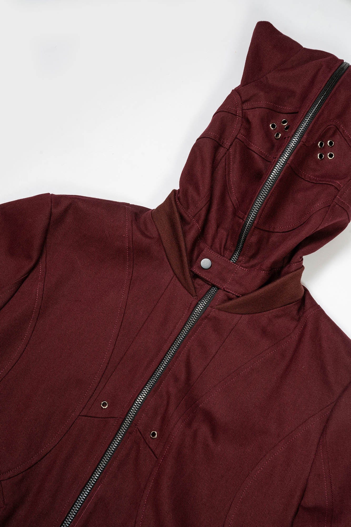 KADAKADA Cat Ears Perforated Hooded Jacket, premium urban and streetwear designers apparel on PROJECTISR.com, KADAKADA