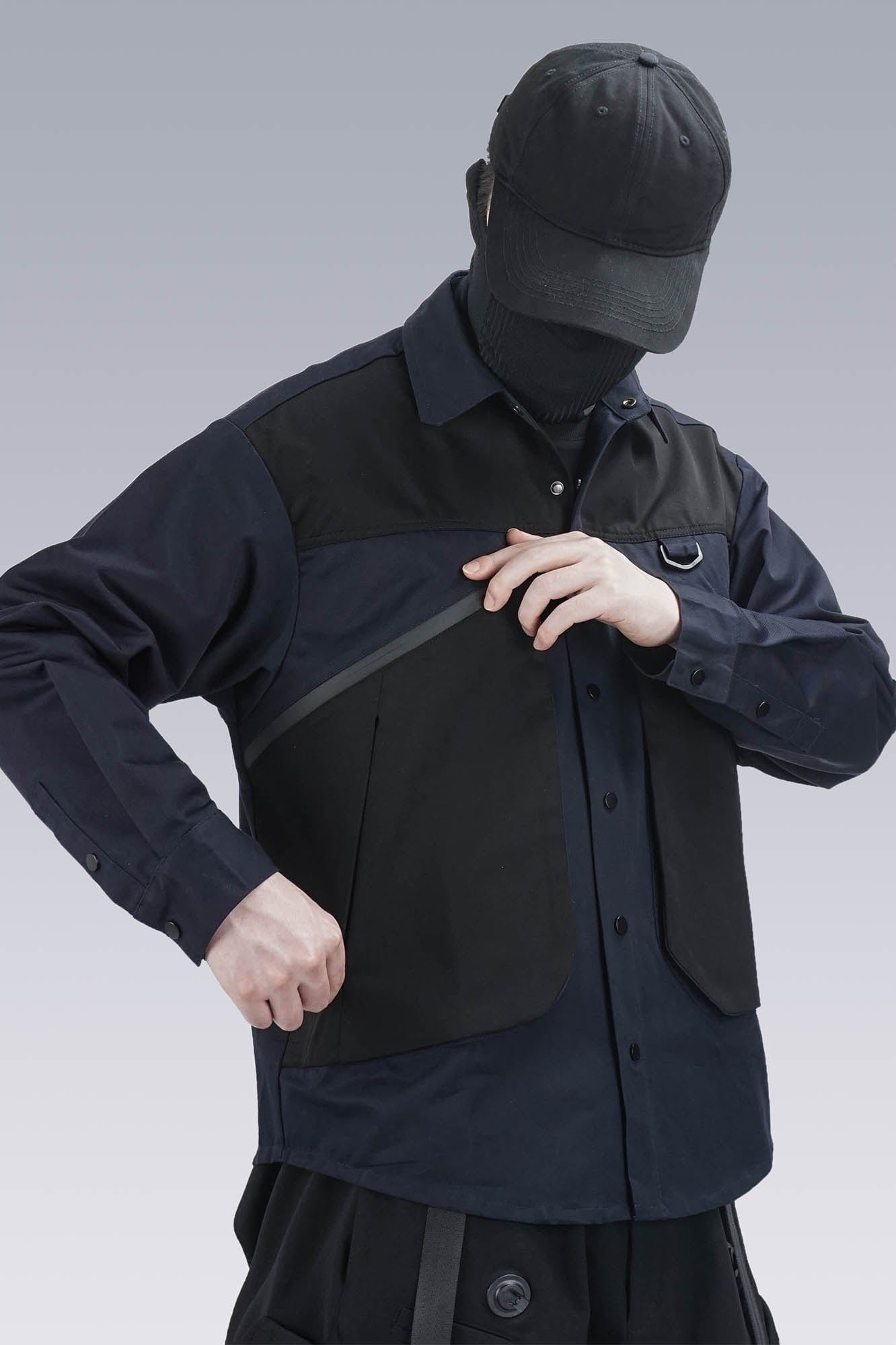 SILENSTORM Tactical Multi-Pocket Utility Shirt, premium urban and streetwear designers apparel on PROJECTISR.com, SILENSTORM