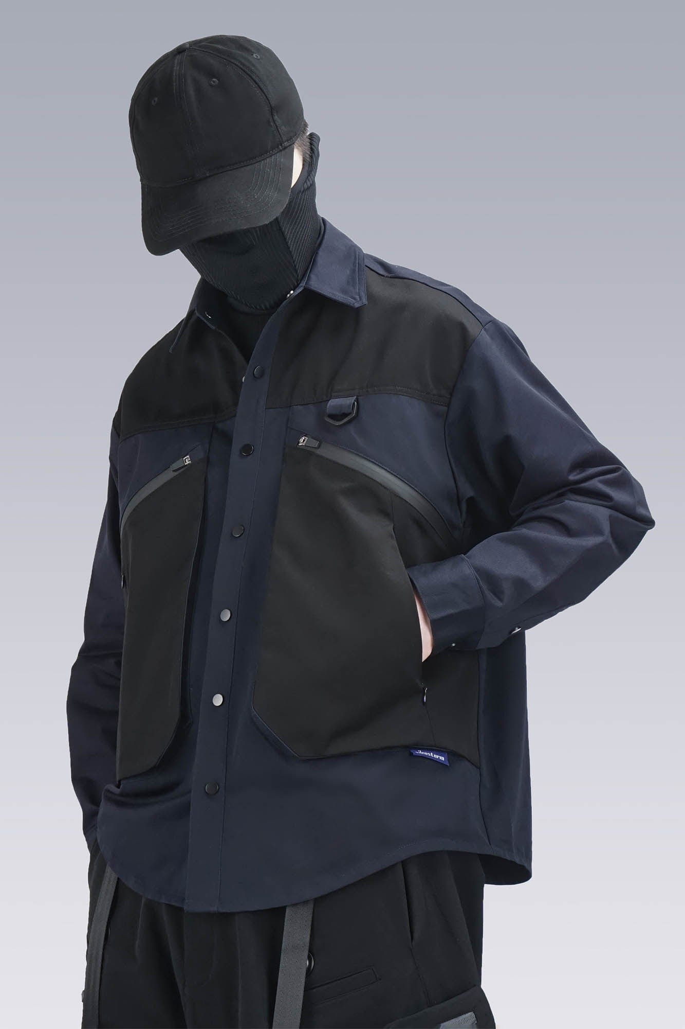 SILENSTORM Tactical Multi-Pocket Utility Shirt, premium urban and streetwear designers apparel on PROJECTISR.com, SILENSTORM