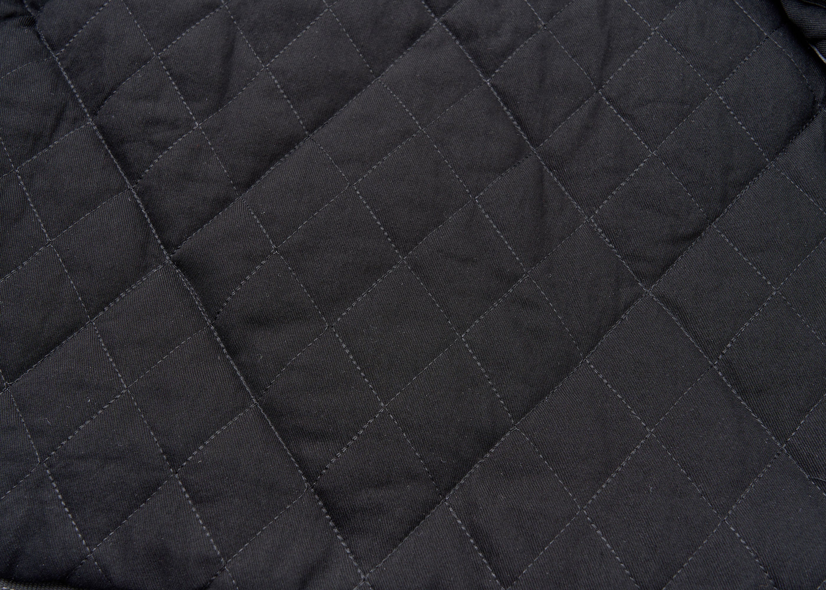 SAVAGEGROWTHWORLD Leather Collar Utility Puffer Jacket