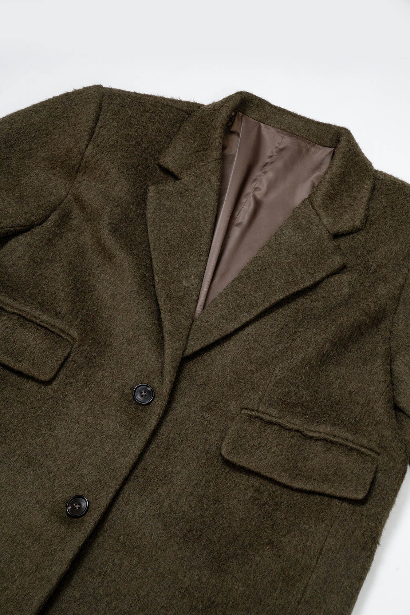 KADAKADA Wool-Blended Oversized Long Coat, premium urban and streetwear designers apparel on PROJECTISR.com, KADAKADA