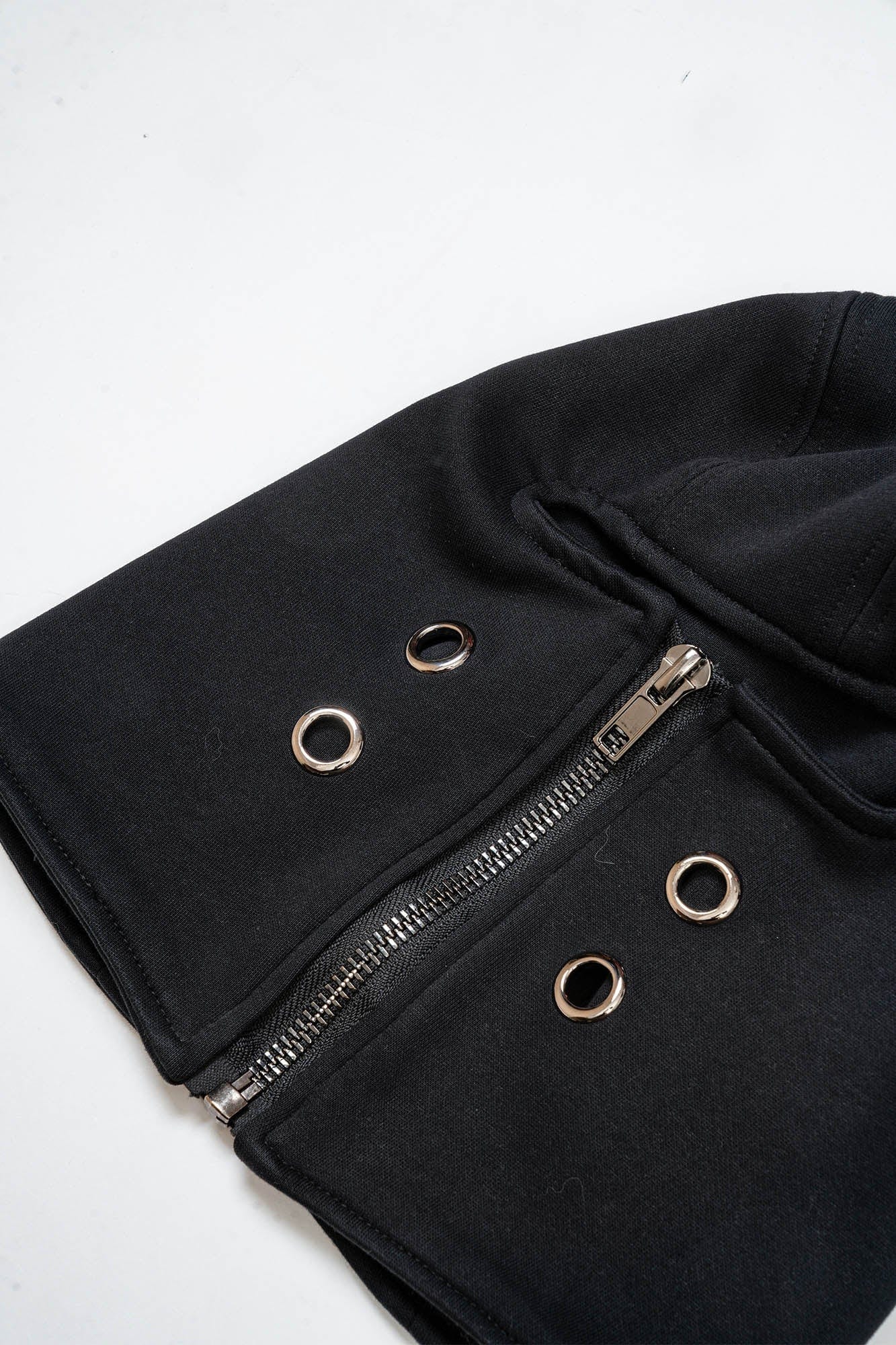 KADAKADA Zippered Grommet Balaclava, premium urban and streetwear designers apparel on PROJECTISR.com, KADAKADA
