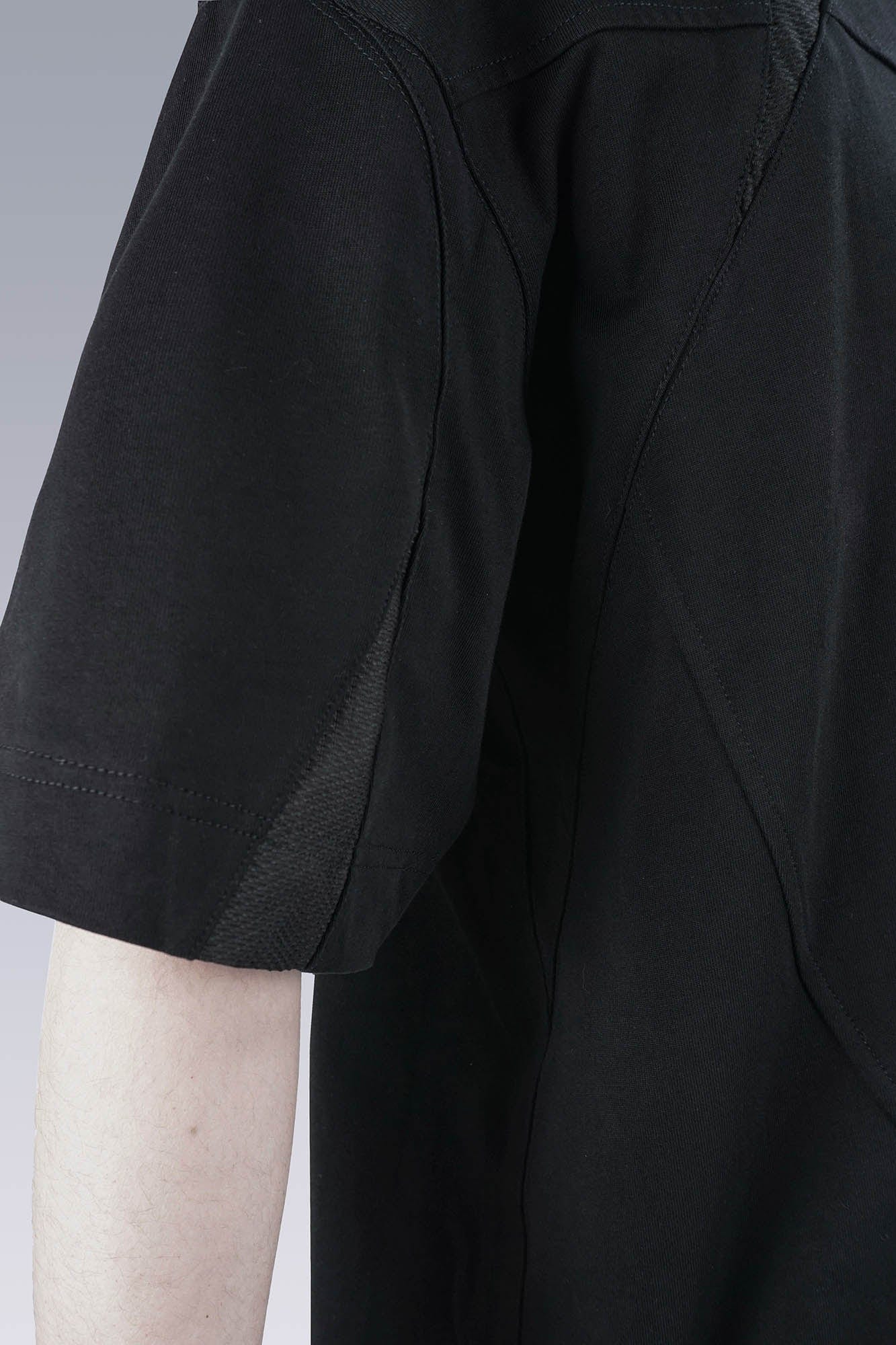 SILENSTORM Asymmetrical Mesh Deconstructed T-Shirt, premium urban and streetwear designers apparel on PROJECTISR.com, SILENSTORM