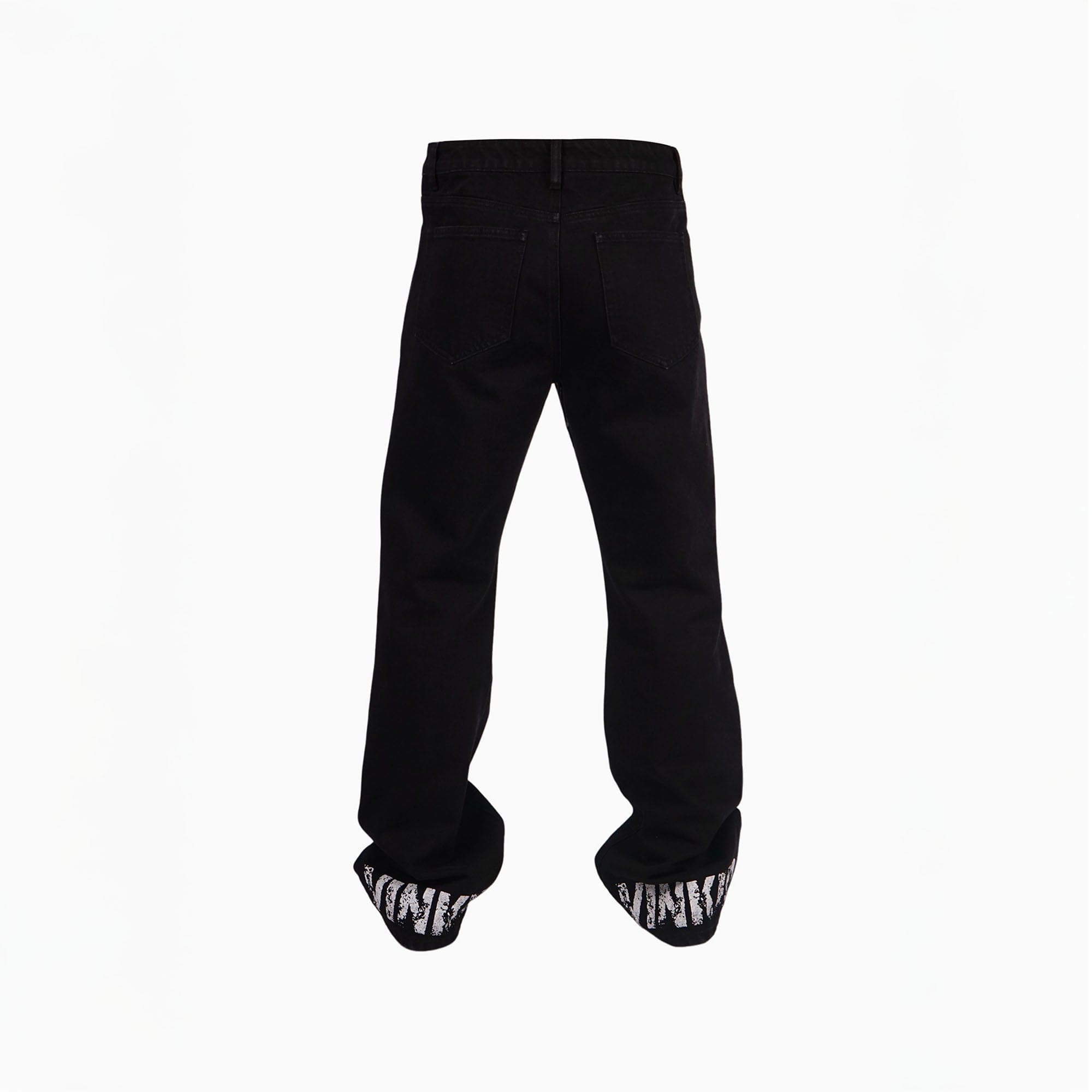VINKID Flock of Doves Graphic Jeans, premium urban and streetwear designers apparel on PROJECTISR.com, VINKID