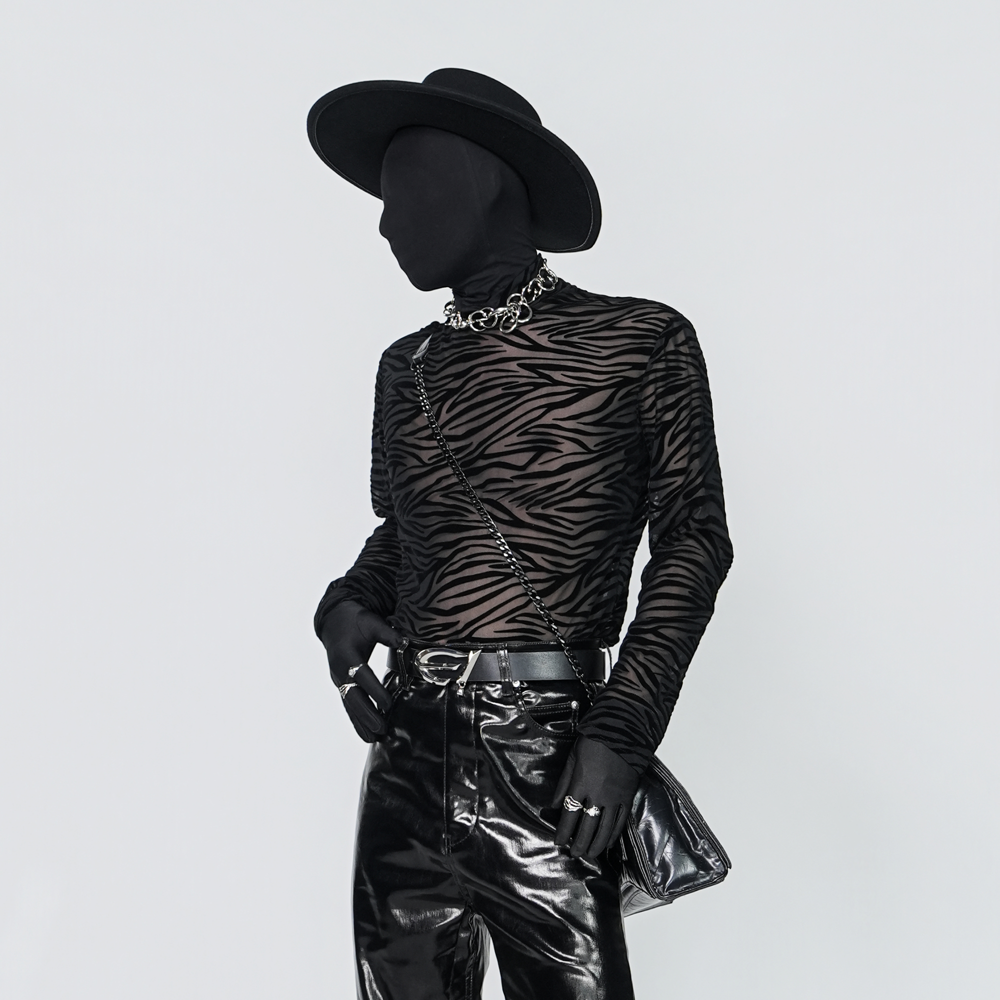 VE2 Faded Camo Sheer Long-Sleeve Tee