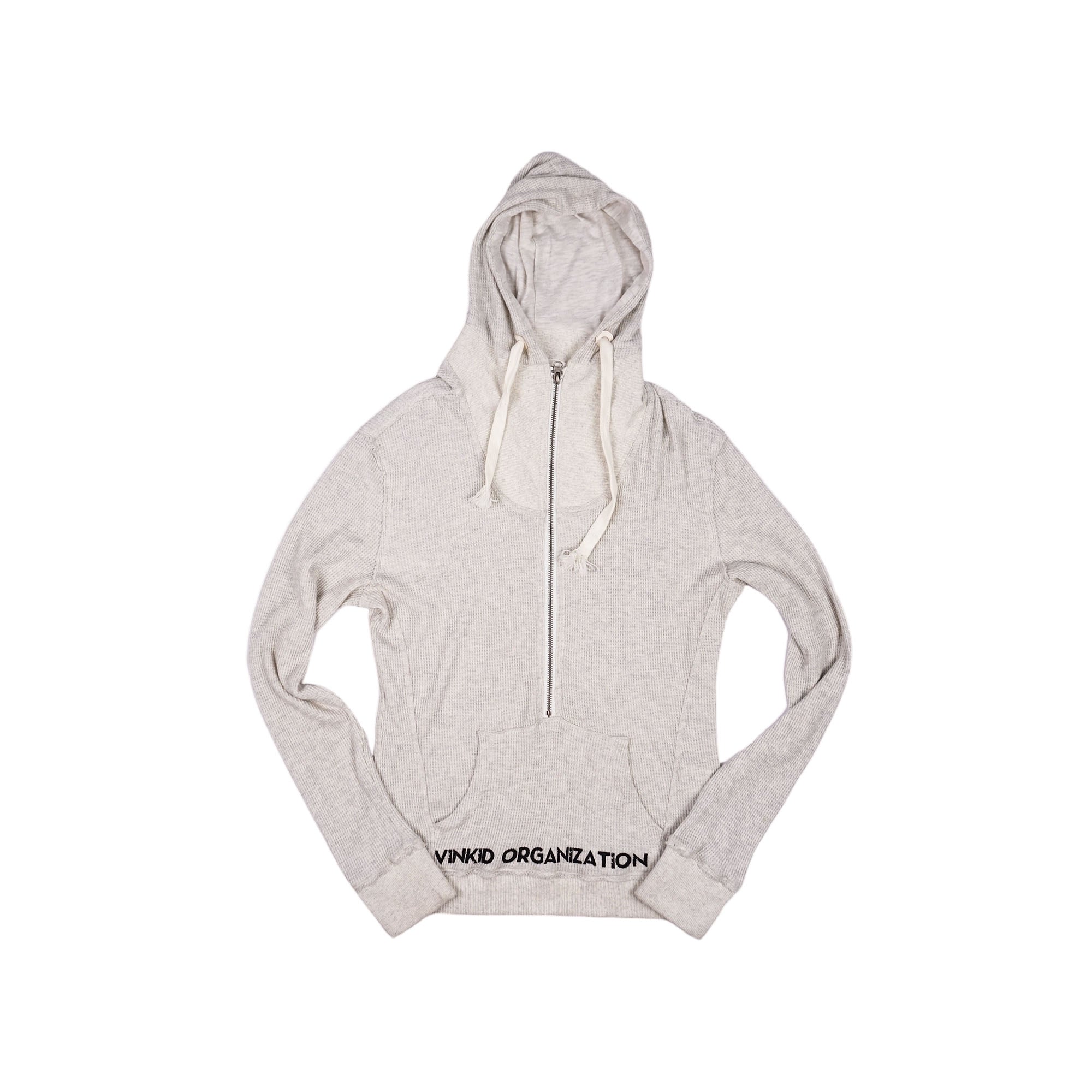 VINKID Pigeon Circle Waffle Half-Zip Hoodie, premium urban and streetwear designers apparel on PROJECTISR.com, VINKID