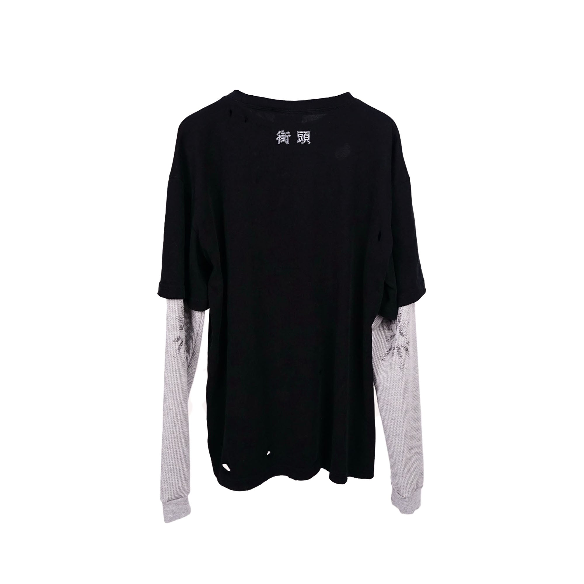 VINKID Stacked Sleeve Graphic Long-Sleeve Tee