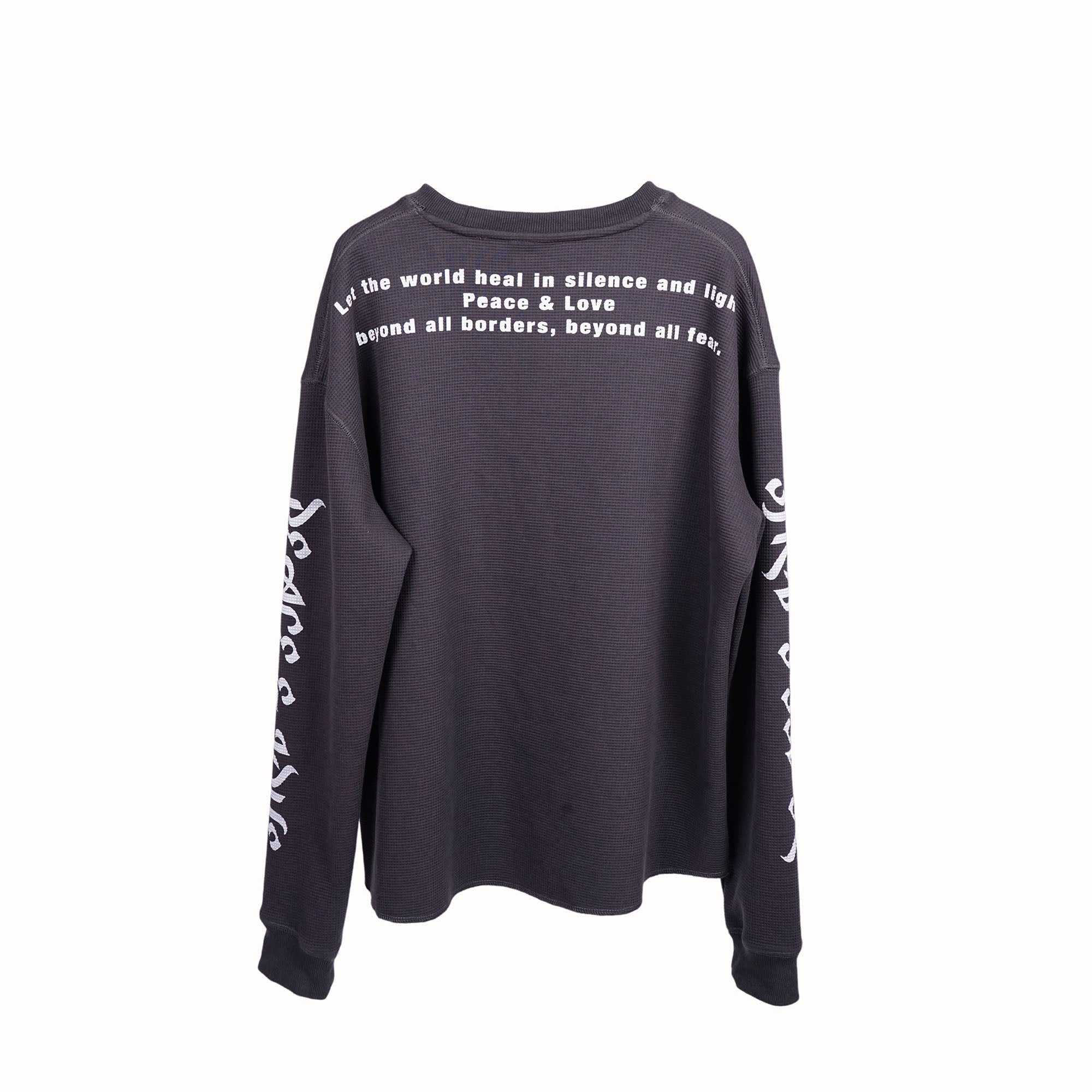 VINKID Pigeon Graphic Waffle Sweatshirt, premium urban and streetwear designers apparel on PROJECTISR.com, VINKID