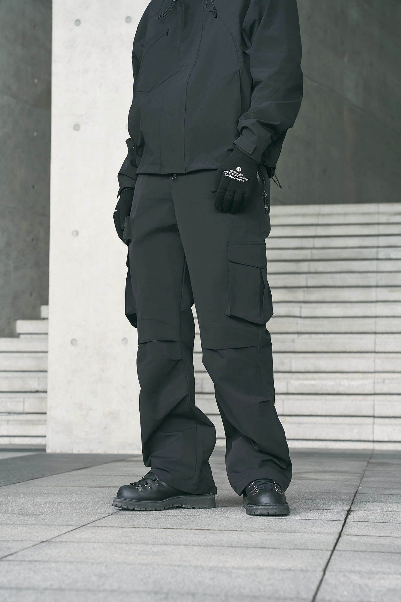 ENSHADOWER Modern Multi-Pocket Pleated Waterproof Pants, premium urban and streetwear designers apparel on PROJECTISR.com, ENSHADOWER