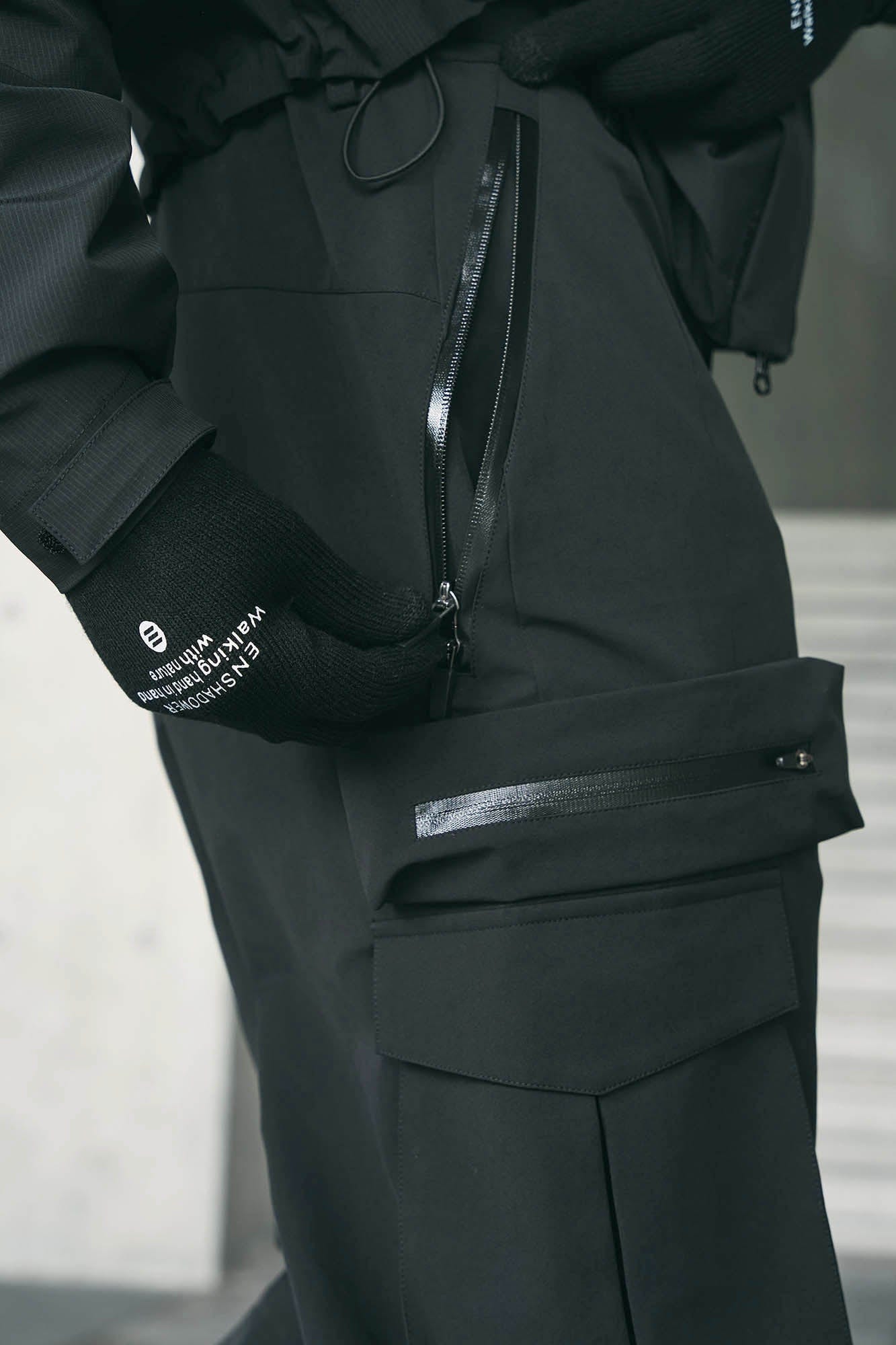 ENSHADOWER Modern Multi-Pocket Pleated Waterproof Pants, premium urban and streetwear designers apparel on PROJECTISR.com, ENSHADOWER