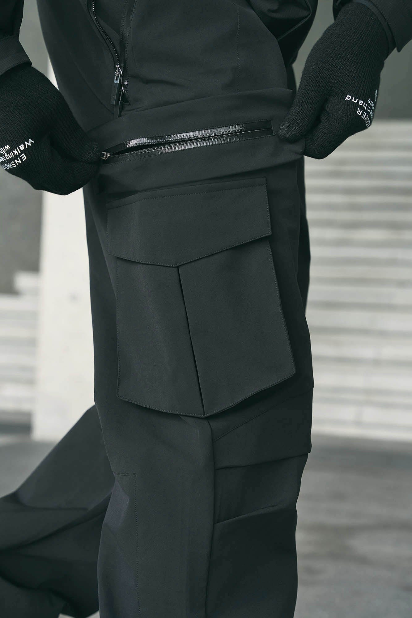 ENSHADOWER Modern Multi-Pocket Pleated Waterproof Pants, premium urban and streetwear designers apparel on PROJECTISR.com, ENSHADOWER