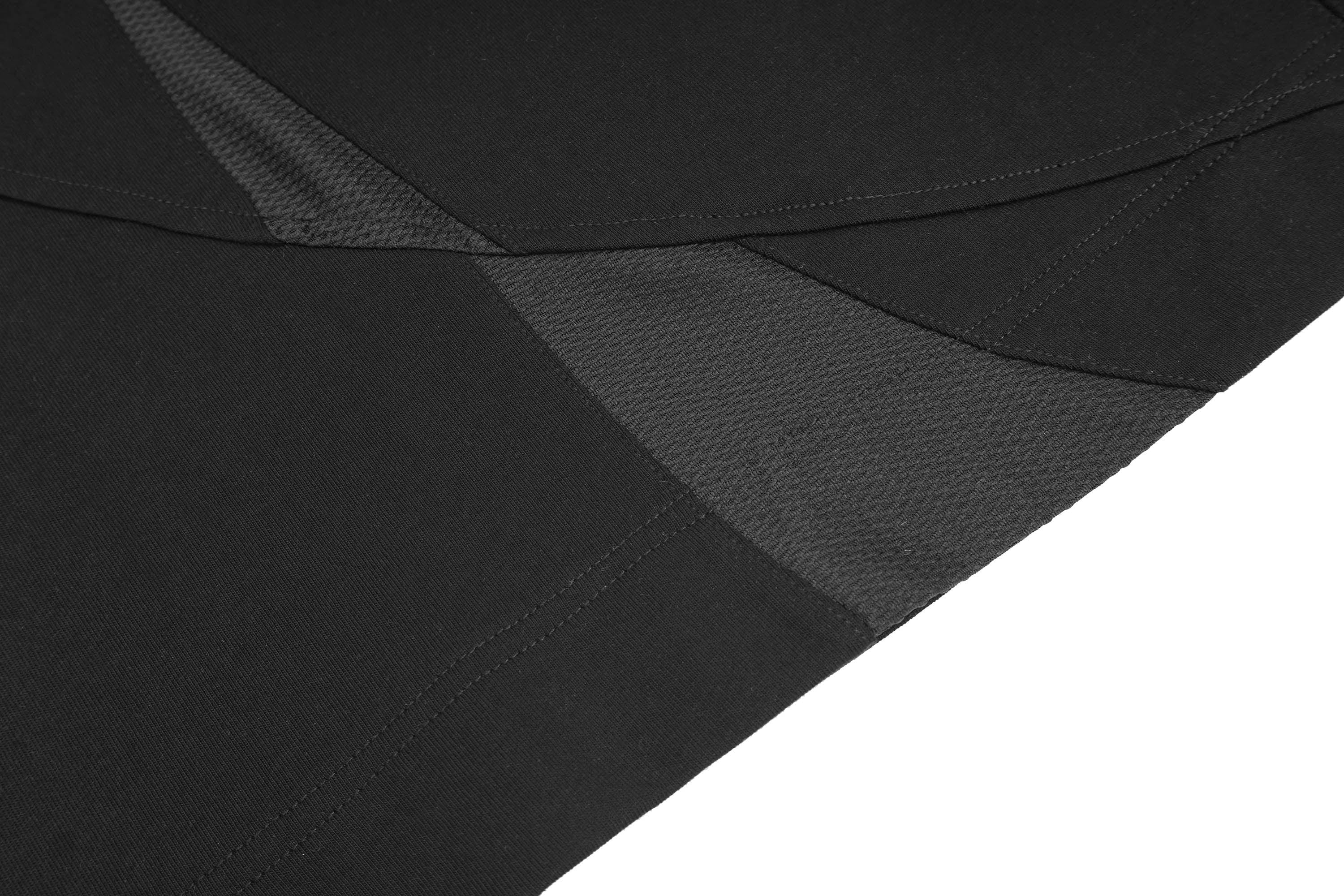 SILENSTORM Asymmetrical Mesh Deconstructed T-Shirt, premium urban and streetwear designers apparel on PROJECTISR.com, SILENSTORM