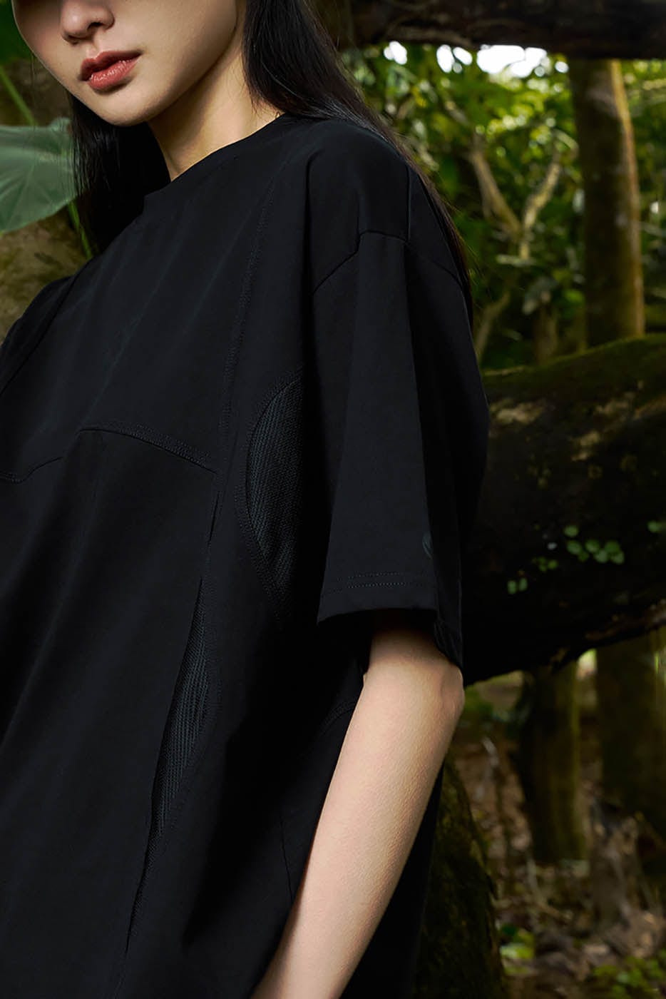 ENSHADOWER Arc Spliced Sorona T-Shirt, premium urban and streetwear designers apparel on PROJECTISR.com, ENSHADOWER