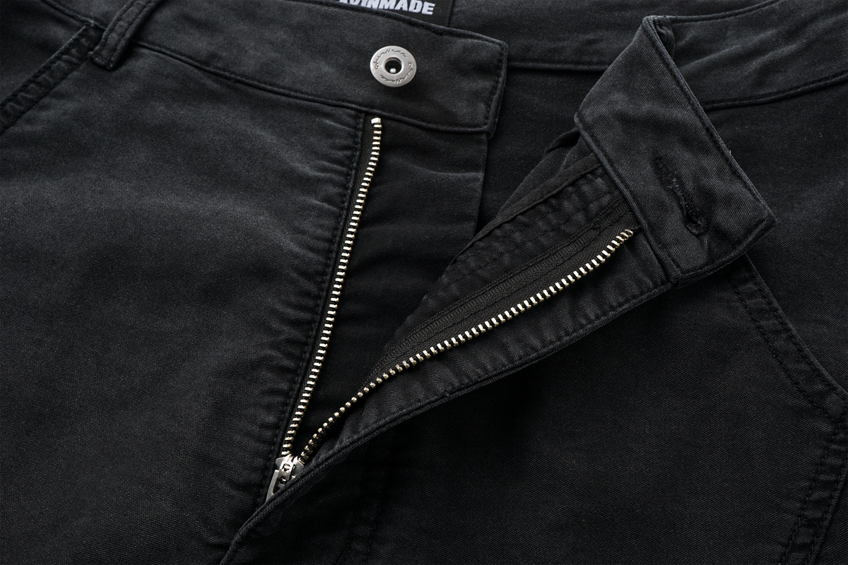 AVINMADE Contrast Curved Spliced Mole-Skin Cargo Trousers