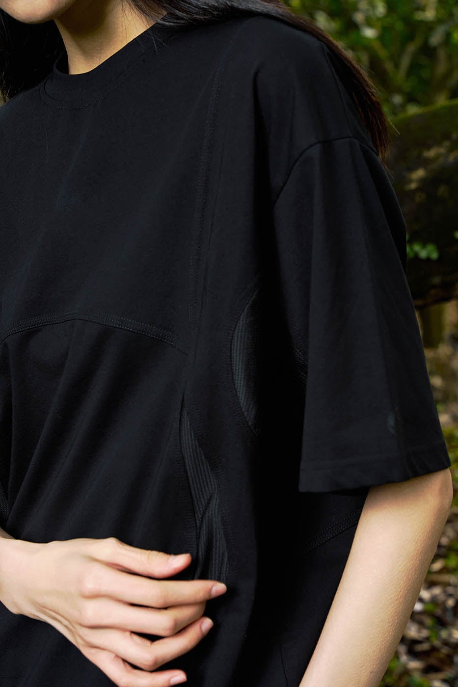 ENSHADOWER Arc Spliced Sorona T-Shirt, premium urban and streetwear designers apparel on PROJECTISR.com, ENSHADOWER