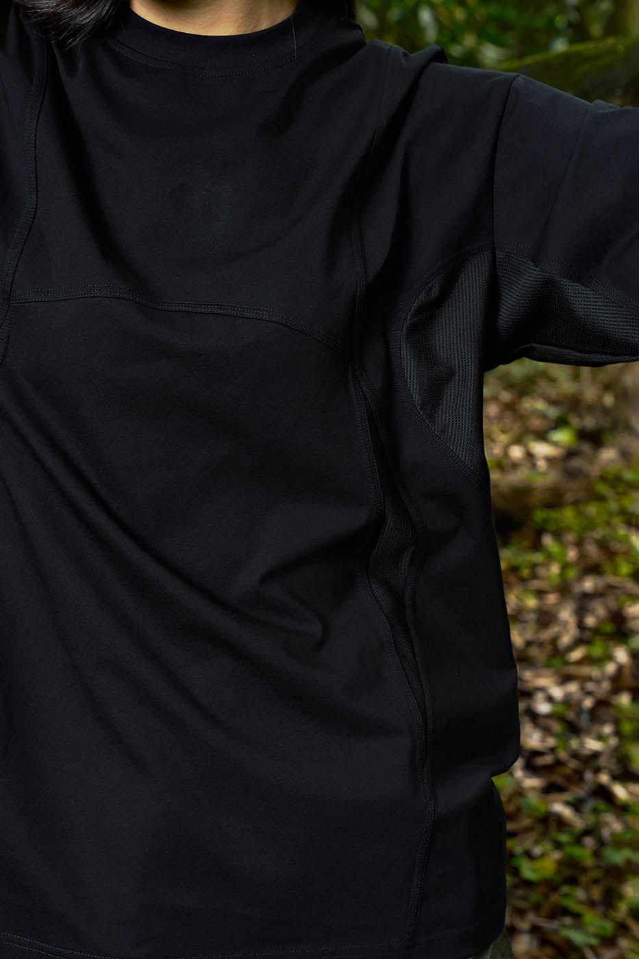 ENSHADOWER Arc Spliced Sorona T-Shirt, premium urban and streetwear designers apparel on PROJECTISR.com, ENSHADOWER
