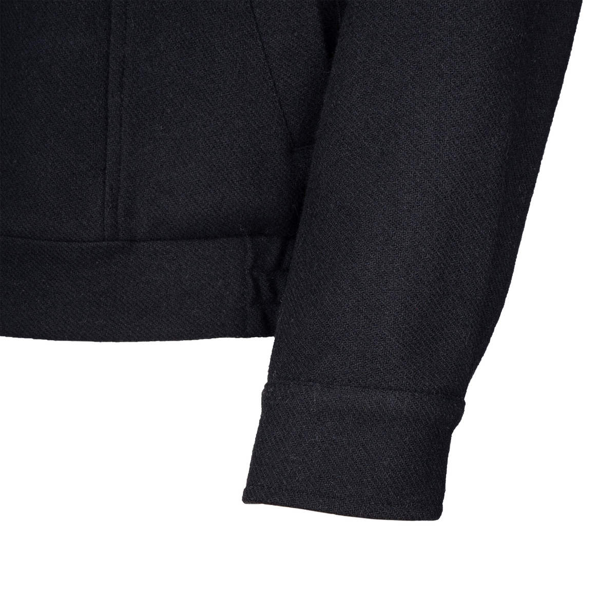 CATSSTAC Retro Wool-Blend Asymmetric Double-Placket Jacket