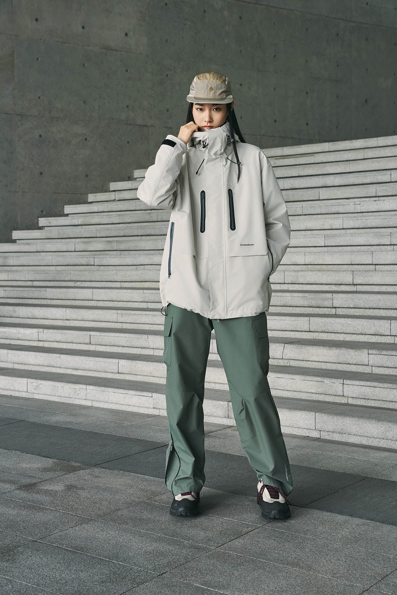 ENSHADOWER Multi-Pocket Waterproof Half-Zip Pants, premium urban and streetwear designers apparel on PROJECTISR.com, ENSHADOWER