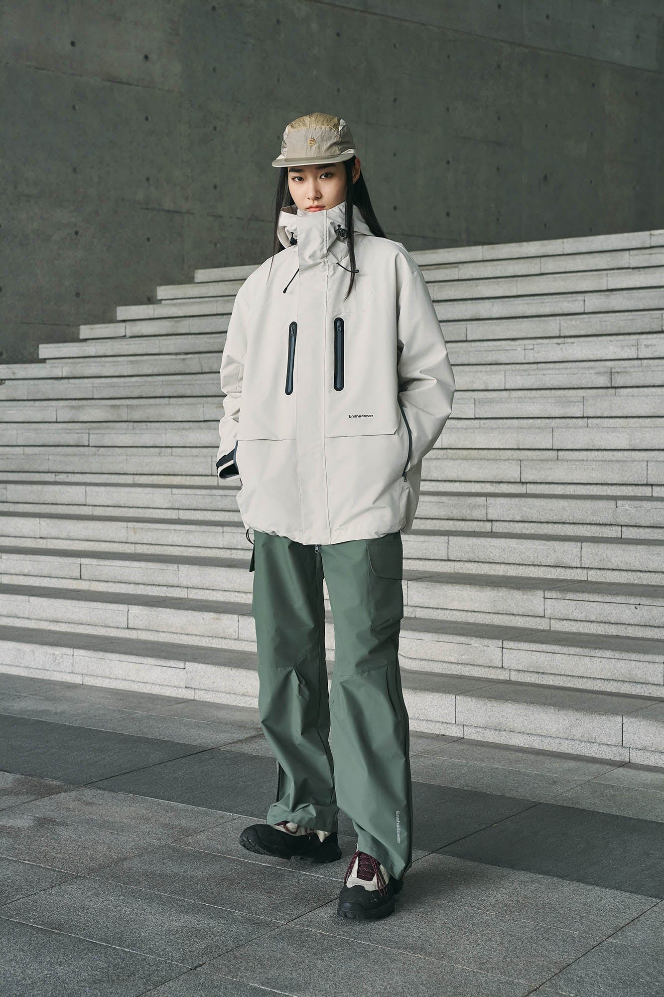 ENSHADOWER Multi-Pocket Waterproof Half-Zip Pants, premium urban and streetwear designers apparel on PROJECTISR.com, ENSHADOWER