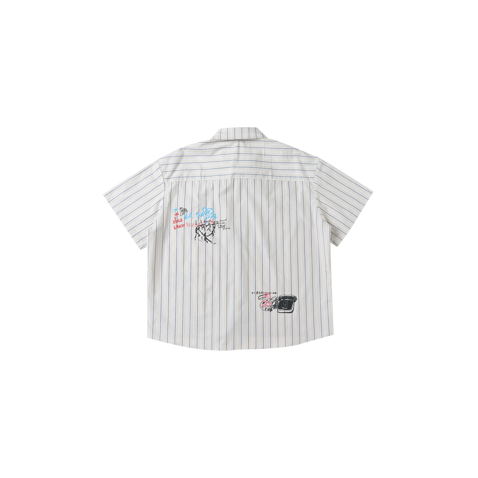 SAVAGEGROWTHWORLD Sketch Stripe Short Sleeve Shirt, premium urban and streetwear designers apparel on PROJECTISR.com, SAVAGEGROWTHWORLD