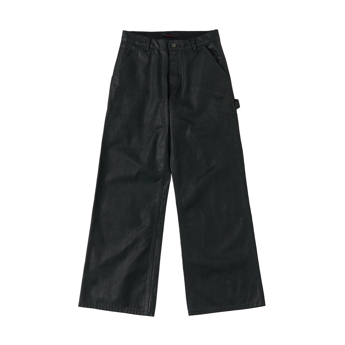 SAVAGEGROWTHWORLD Waxed Washed Dark Baggy Pants