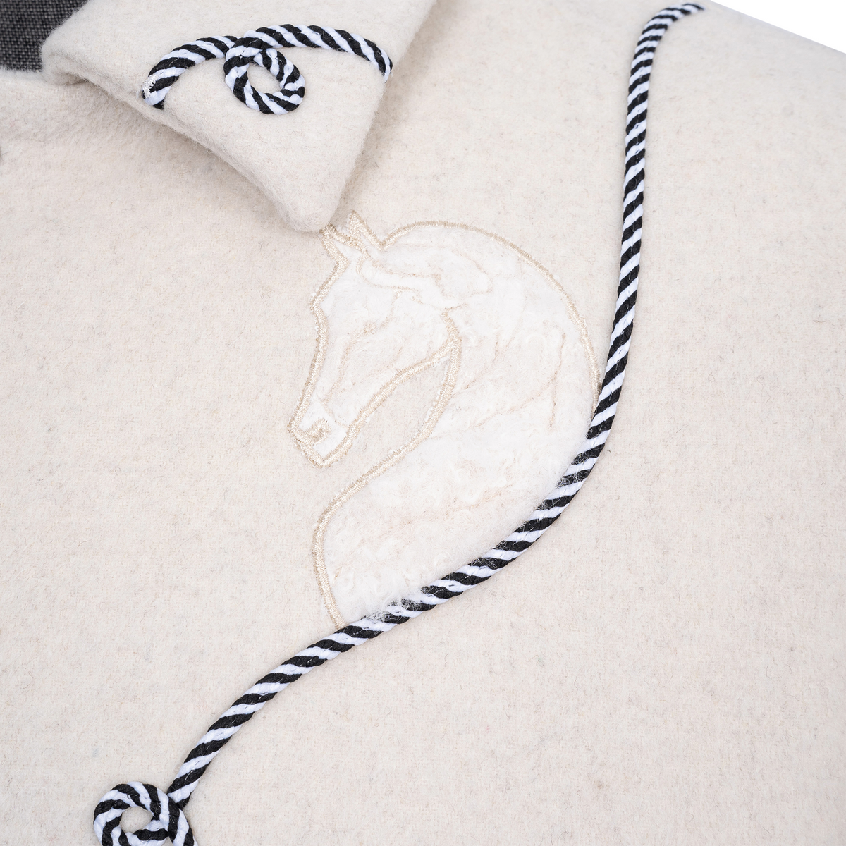 CATSSTAC Rope-Embroidered Wool-Blend Oversized Jacket