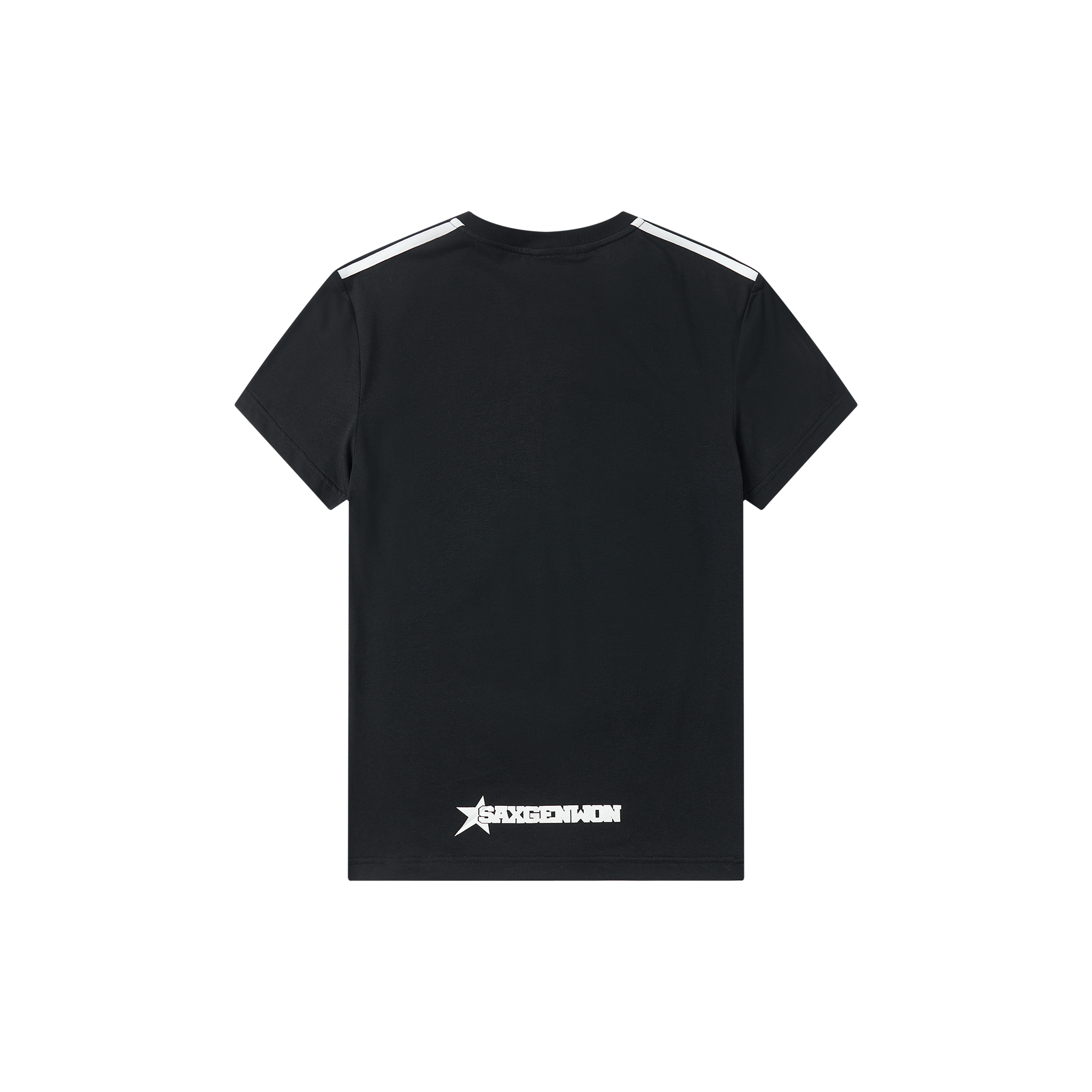 SAVAGEGROWTHWORLD Stripe Graphic Slim-Fit Tee, premium urban and streetwear designers apparel on PROJECTISR.com, SAVAGEGROWTHWORLD