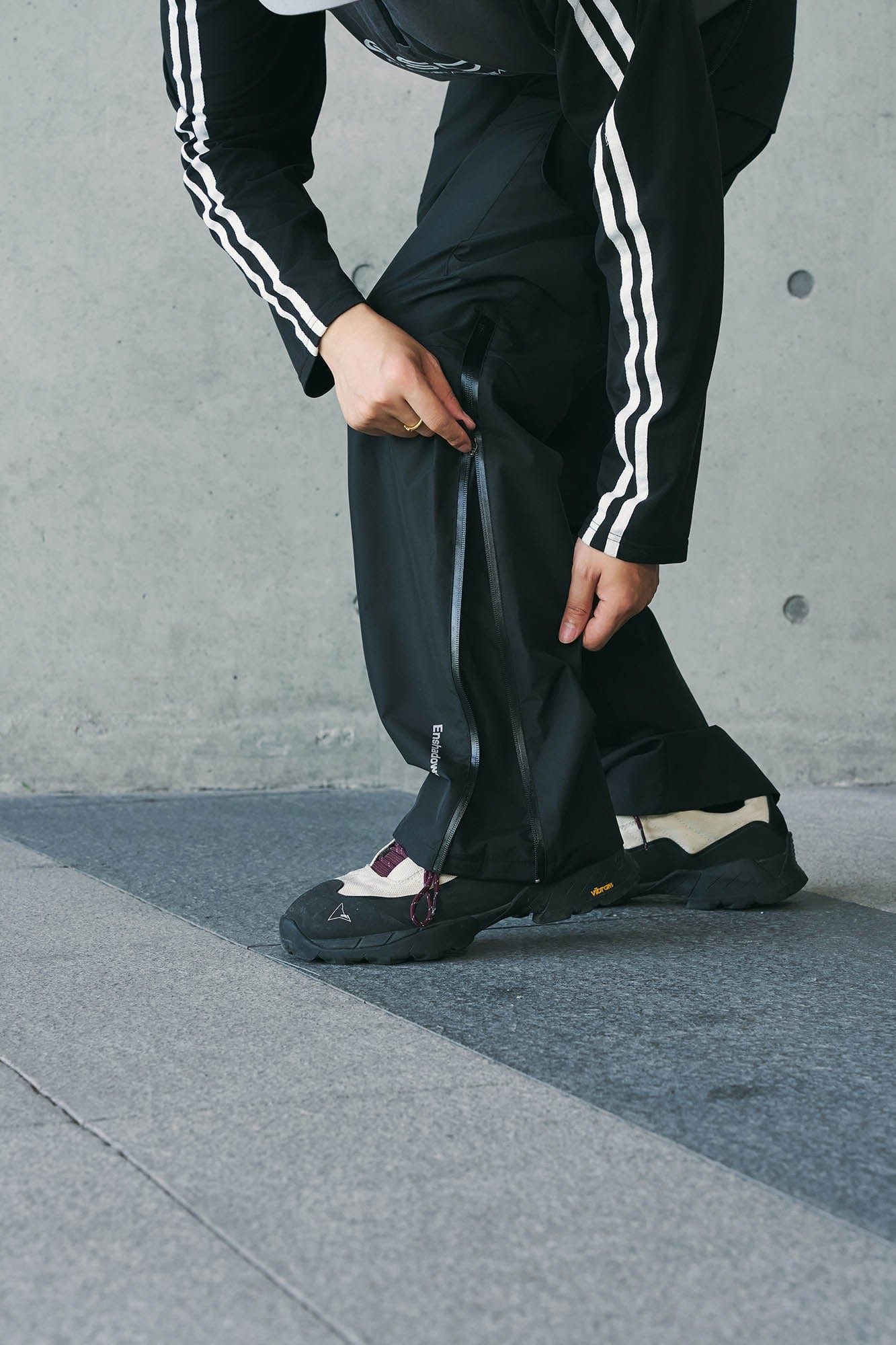 ENSHADOWER Multi-Pocket Waterproof Half-Zip Pants, premium urban and streetwear designers apparel on PROJECTISR.com, ENSHADOWER