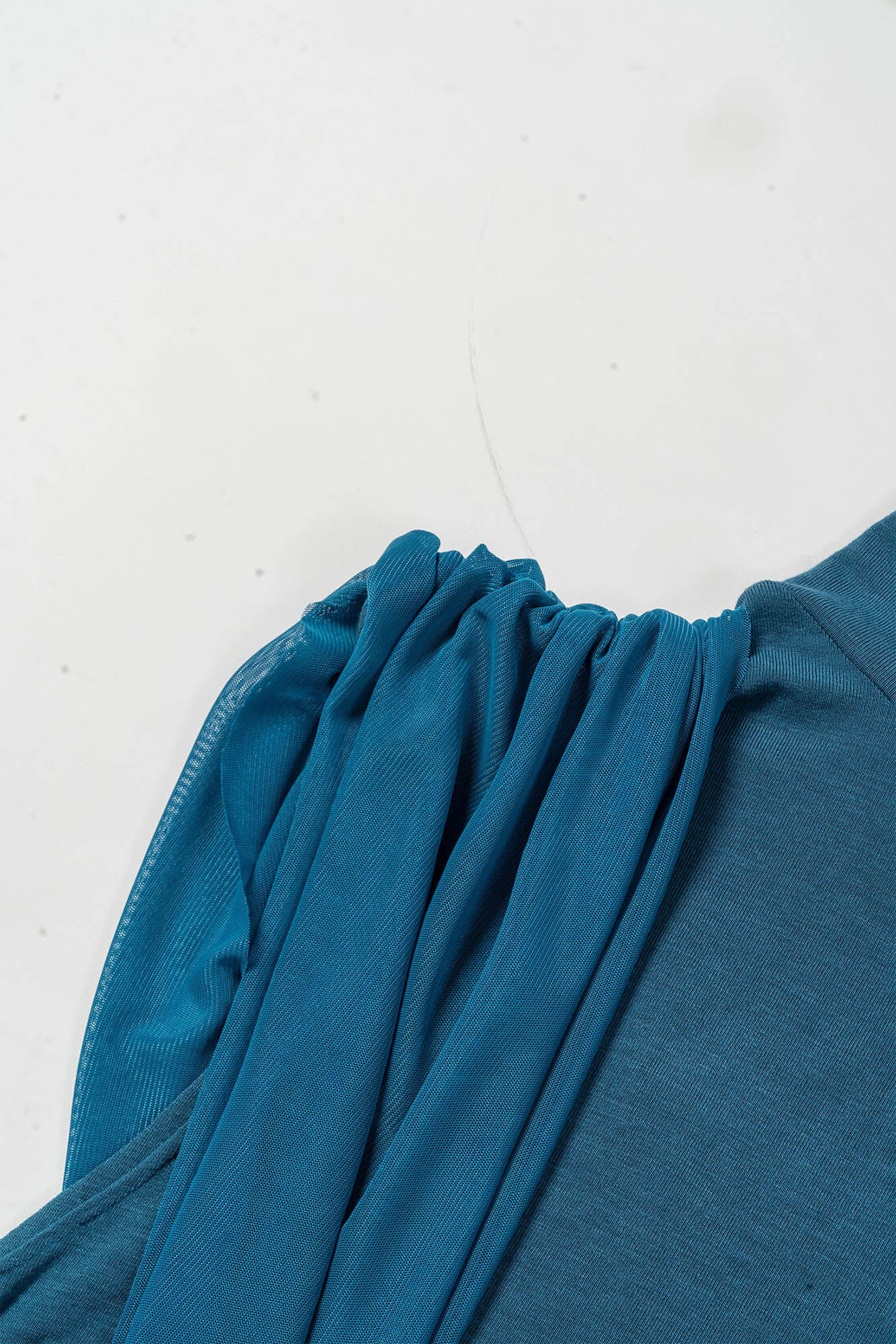KADAKADA Draped Sheer High-Neck Tank Top, premium urban and streetwear designers apparel on PROJECTISR.com, KADAKADA