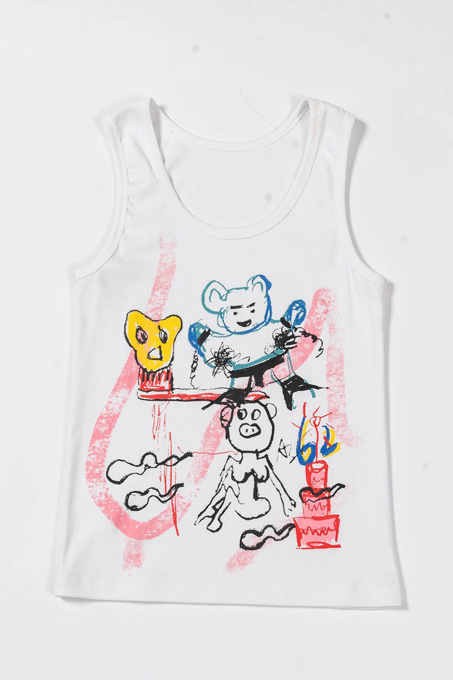 KADAKADA Doodle Graphics Tank Top, premium urban and streetwear designers apparel on PROJECTISR.com, KADAKADA