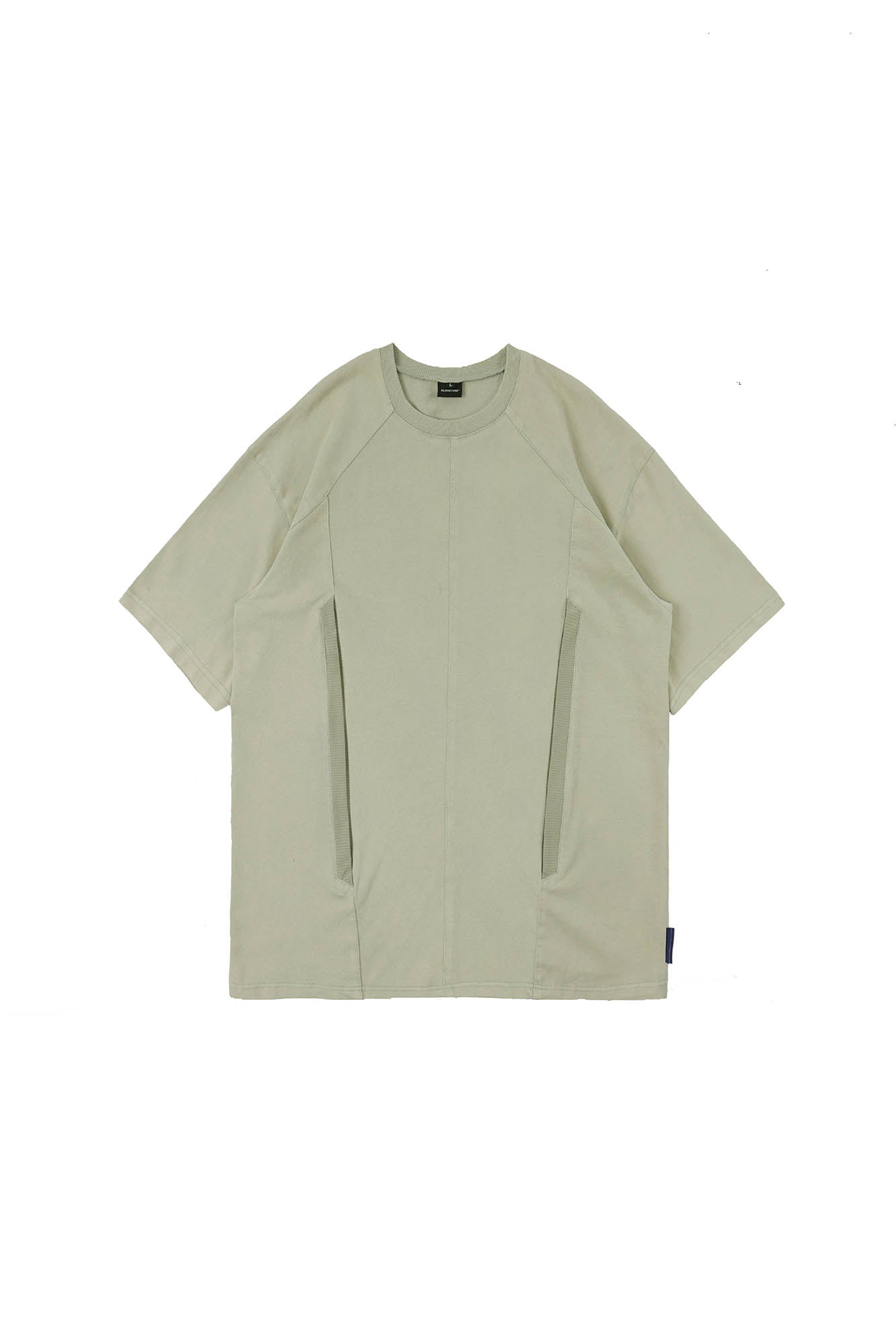 SILENSTORM Washed Paneled Side Pocket T-Shirt, premium urban and streetwear designers apparel on PROJECTISR.com, SILENSTORM
