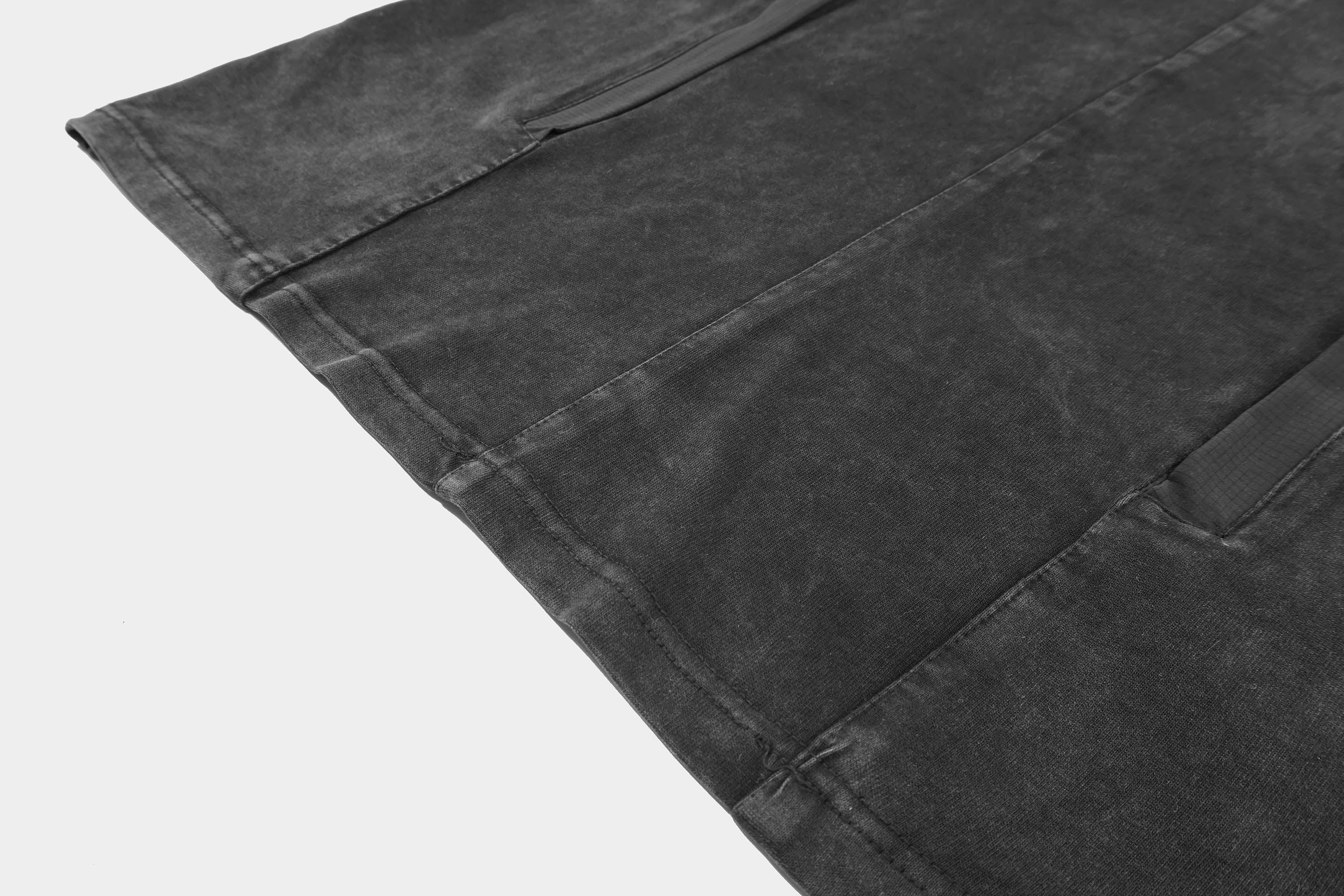 SILENSTORM Washed Paneled Side Pocket T-Shirt, premium urban and streetwear designers apparel on PROJECTISR.com, SILENSTORM